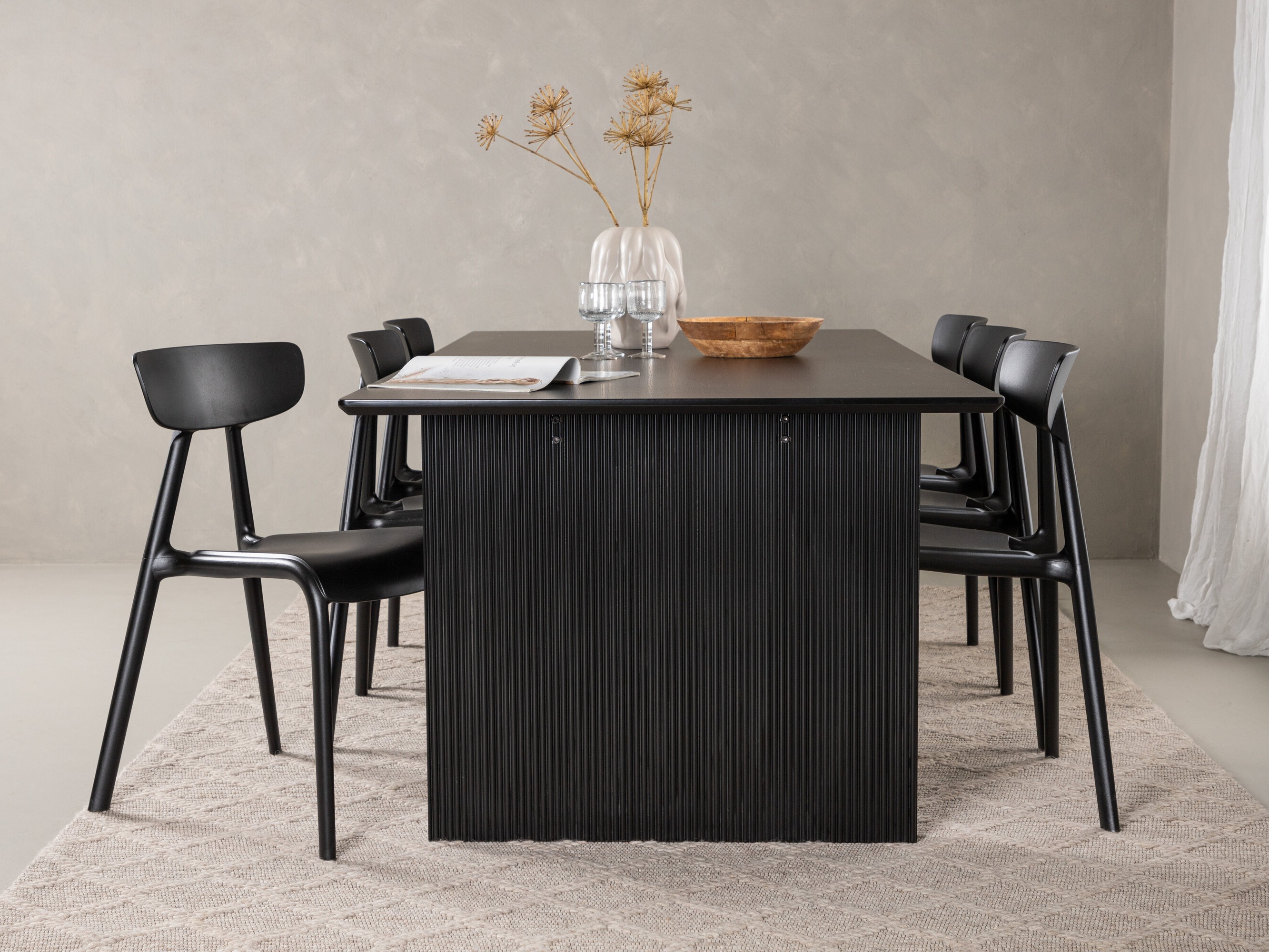 Set de mese Dallas 4993 (Negru)