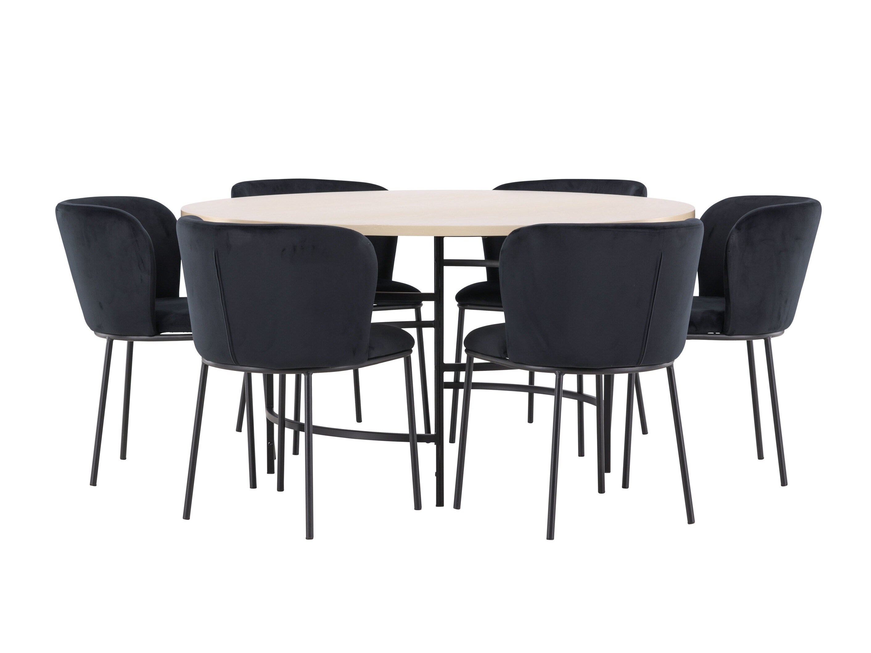 Set de mese Dallas 5015 (Maro deschis + Negru)