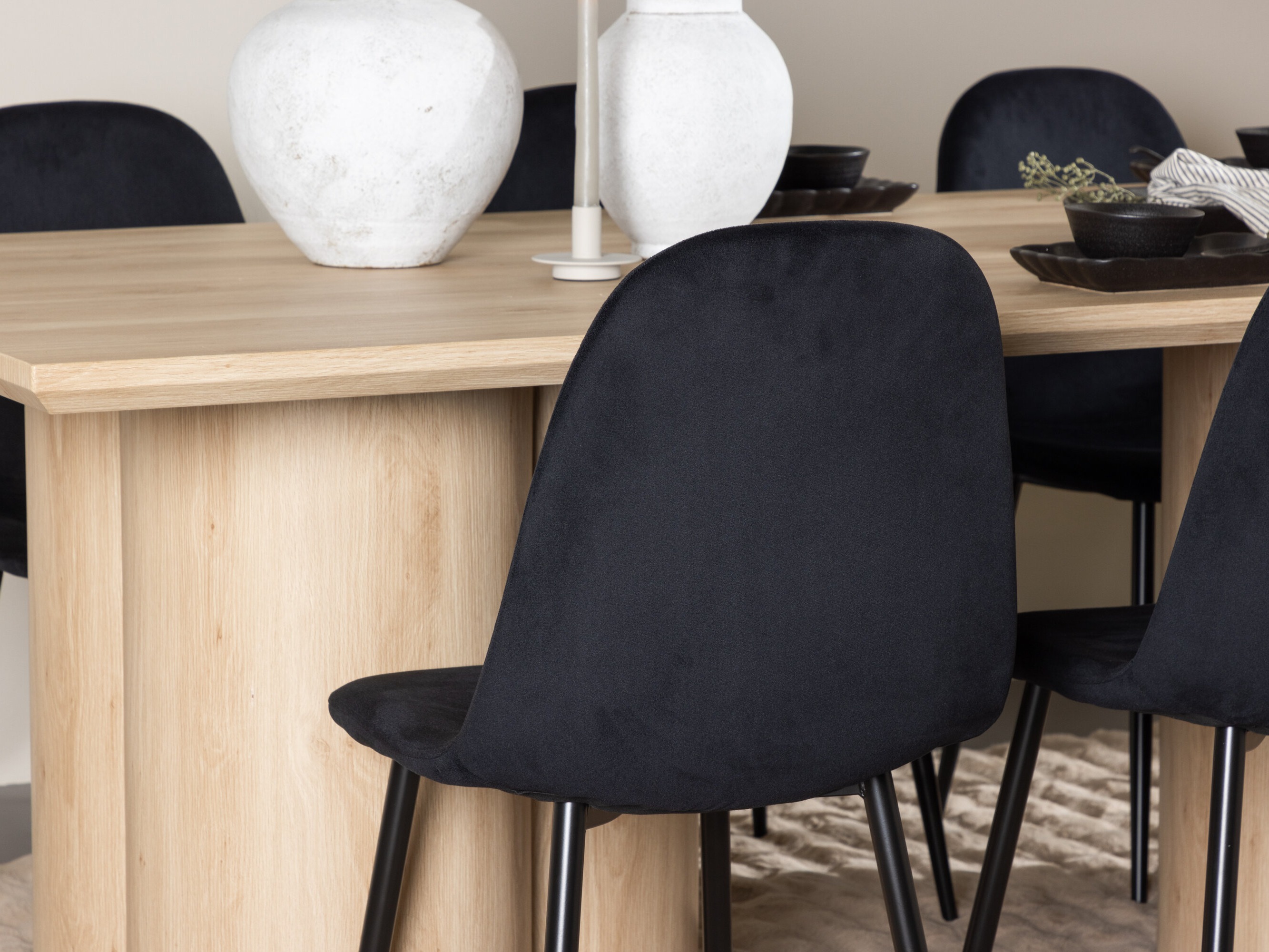 Set de mese Dallas 5018 (Negru)