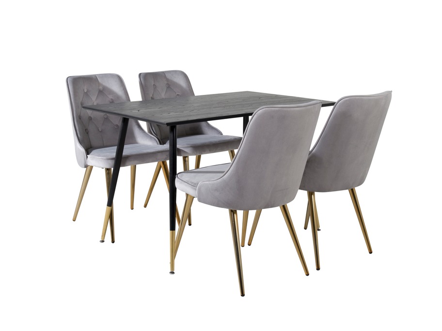 Set de mese Dallas 1673 (Gri + auriu)