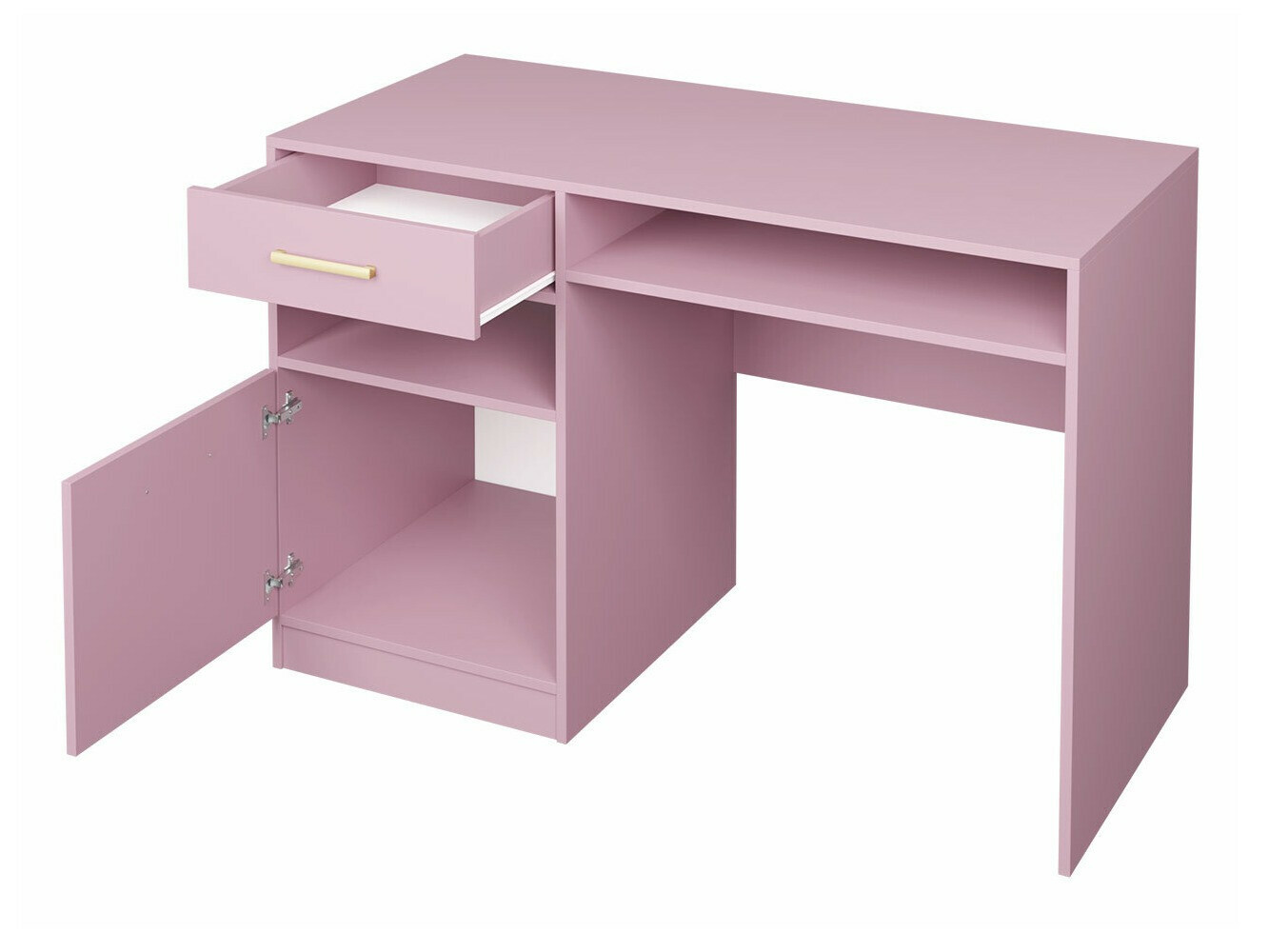 Birou Rosa (Albastru + Auriu)