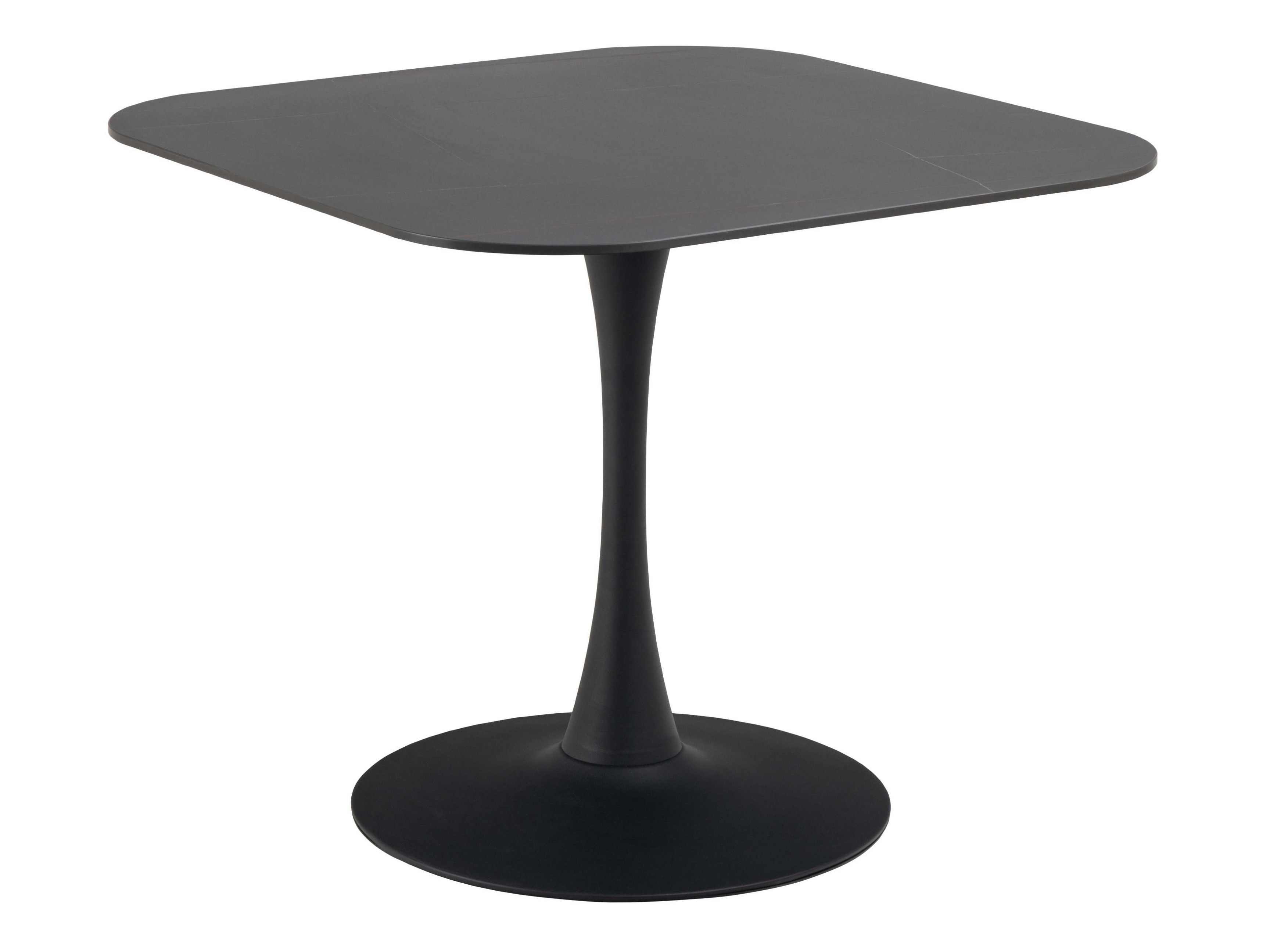Masă Norsica 690 (Negru + Marmură neagră)