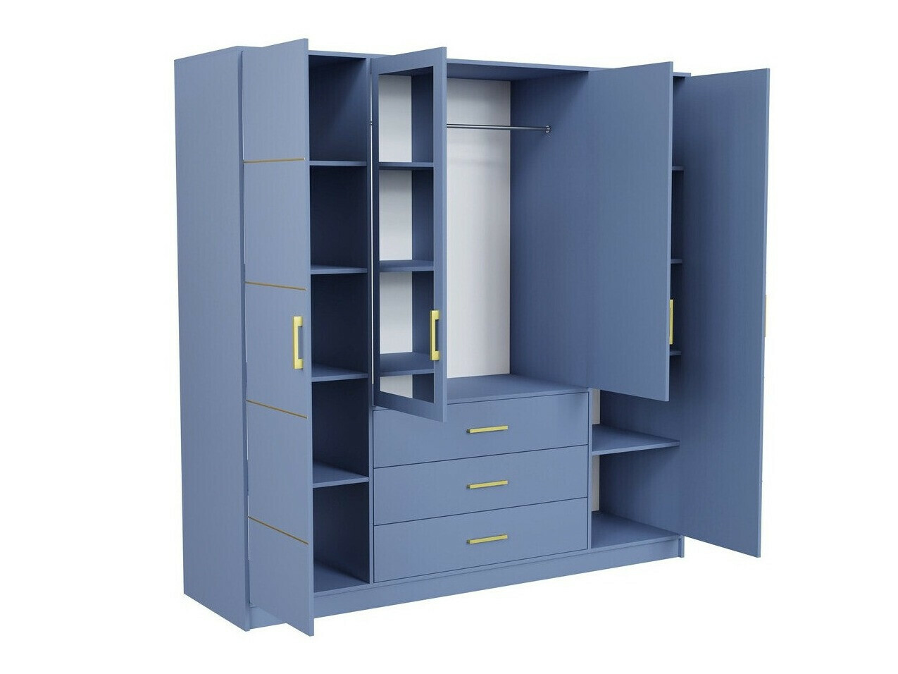 Set de mobilier Rosa I (Albastru)