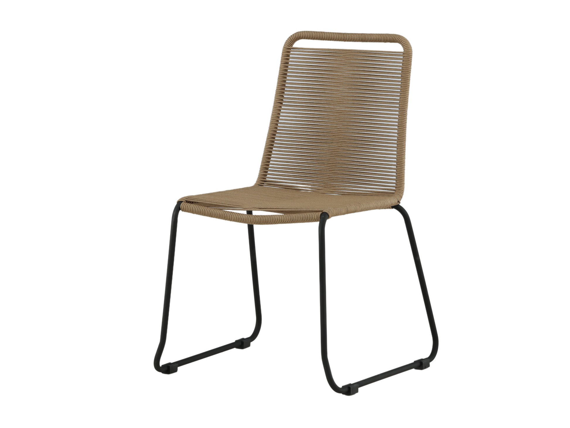 Scaun de exterior Dallas 2820 (Maro deschis + Negru)