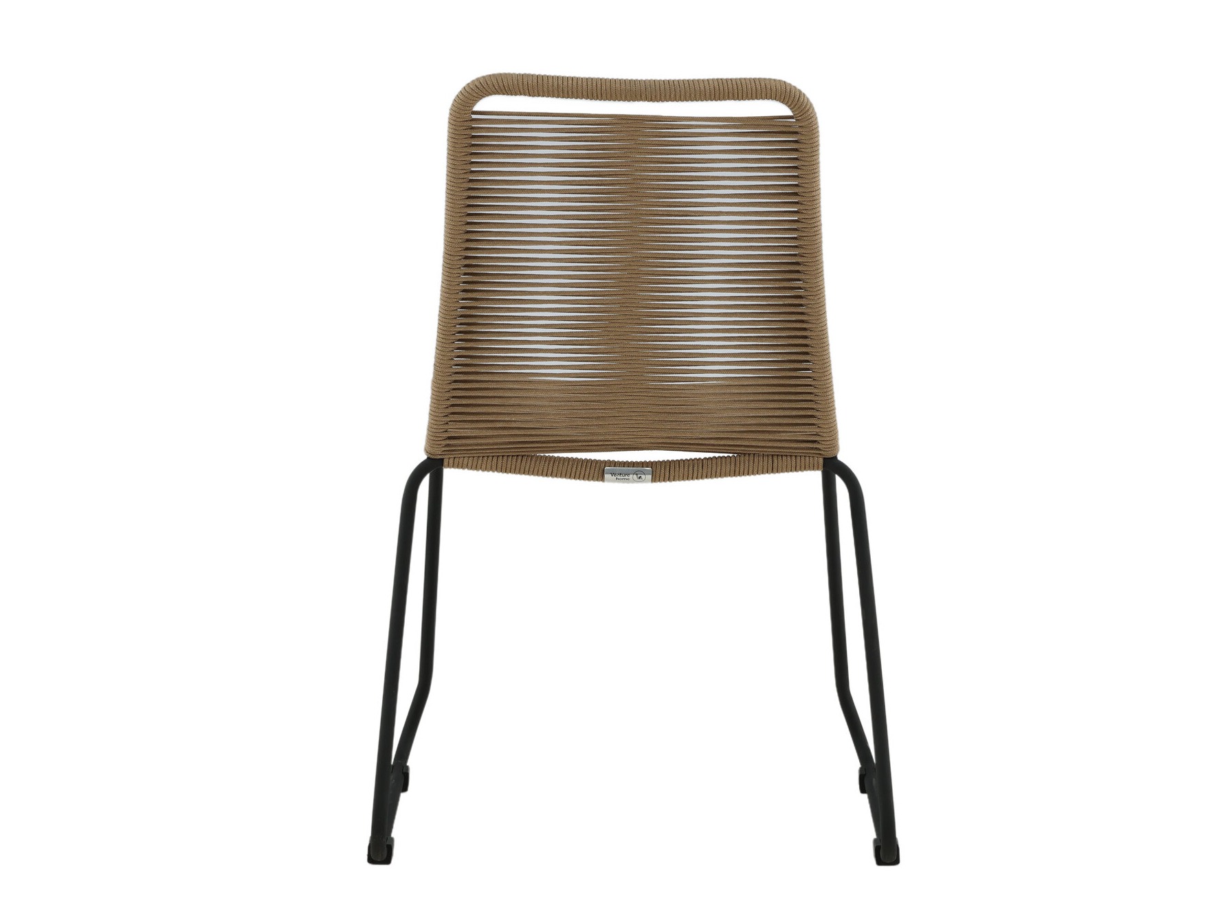 Scaun de exterior Dallas 2820 (Maro deschis + Negru)