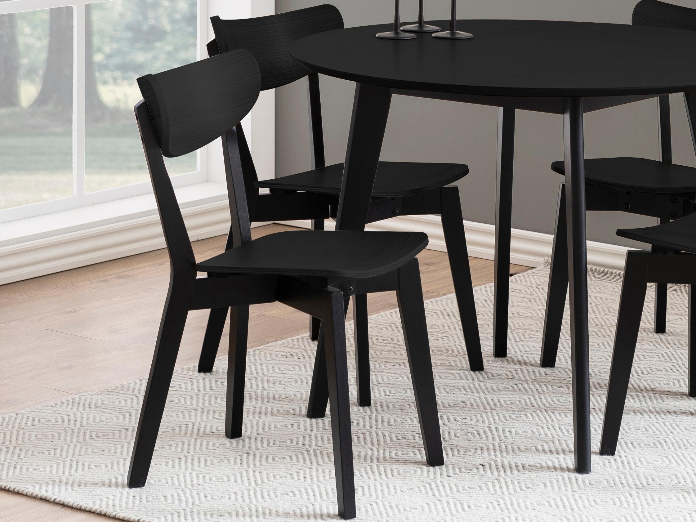 Masă Norsica 310 (Stejar negru + Negru)