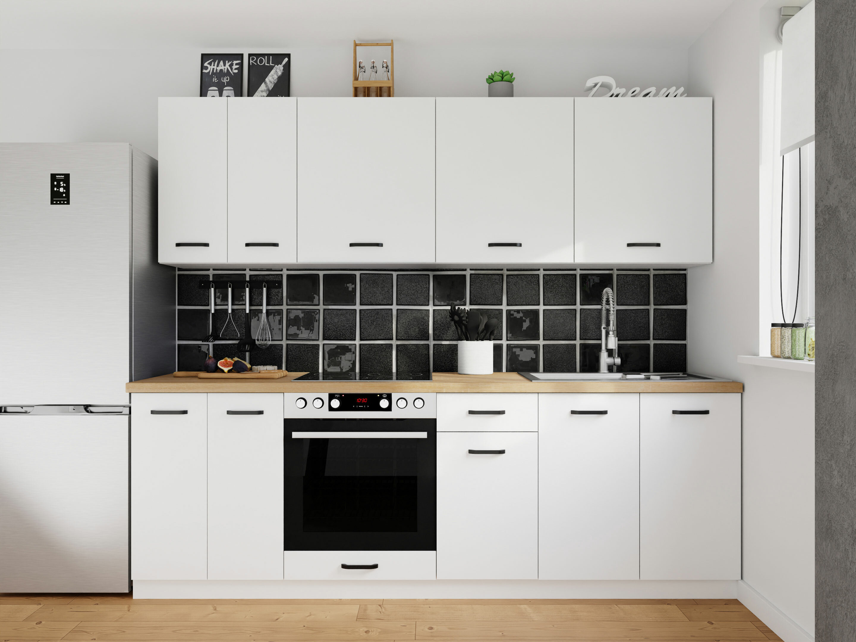 Set de bucătărie modular Top White 169