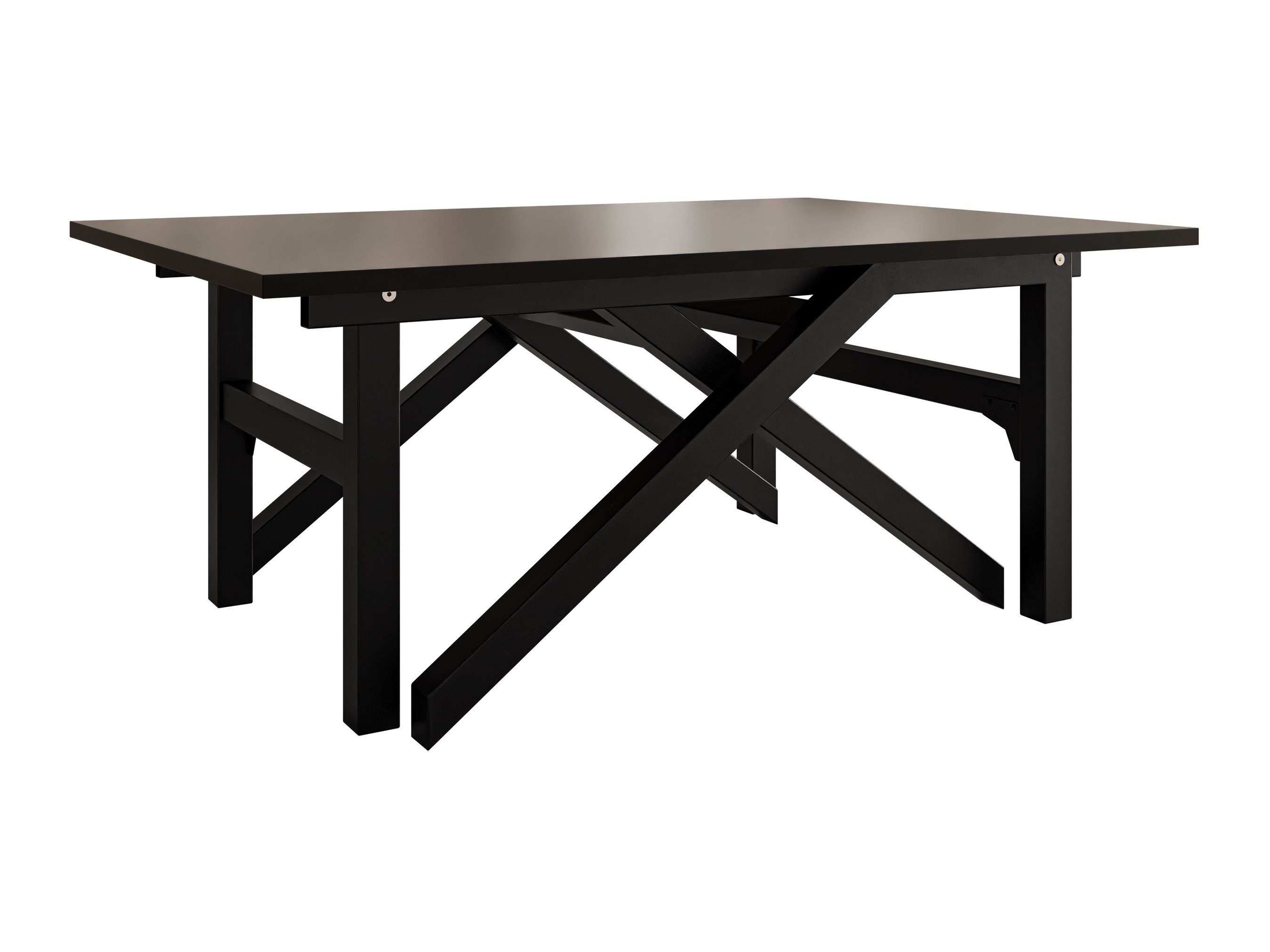 Măsuță de cafea extensibila Oswego 151 (Negru)