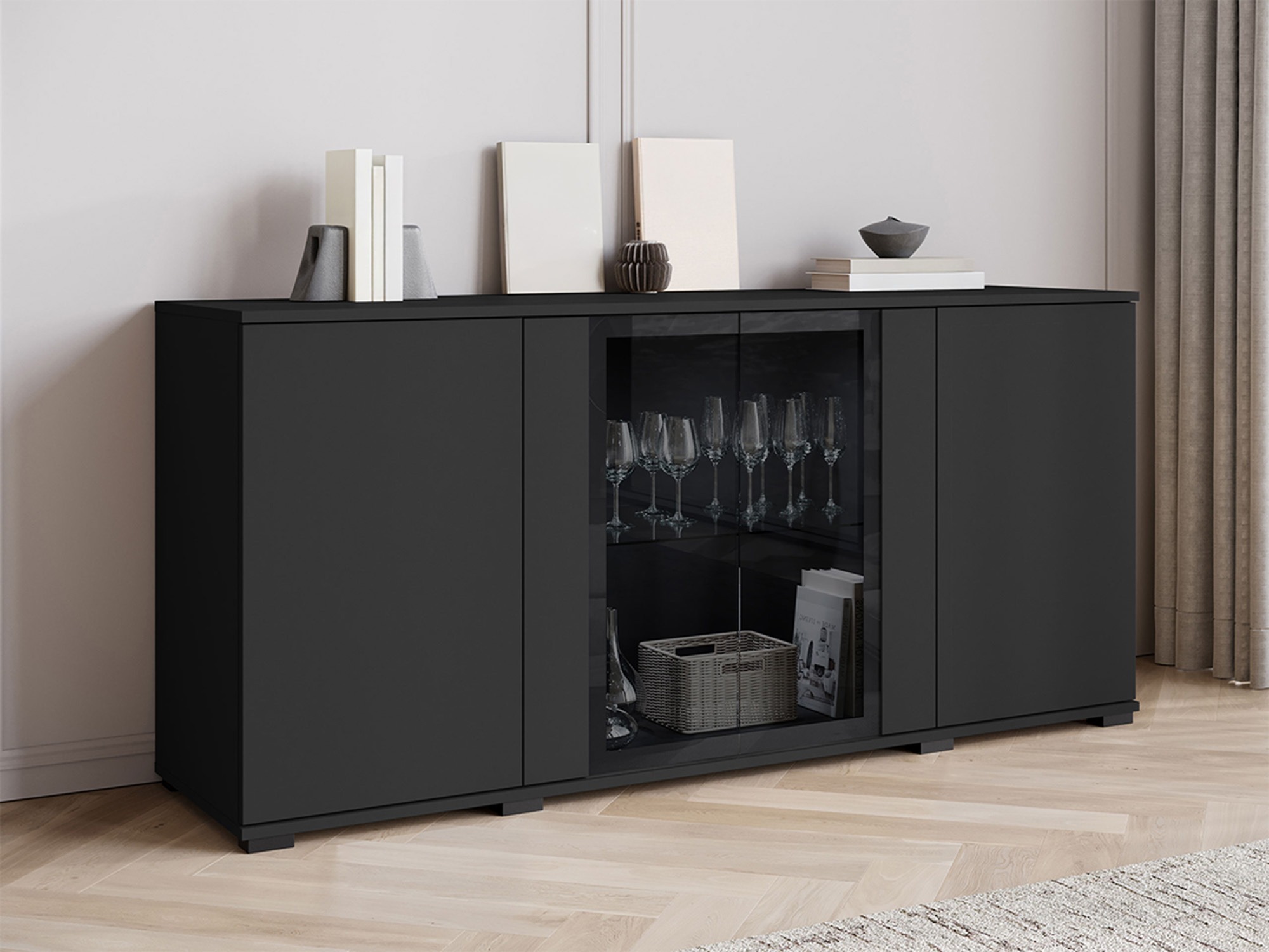 Bufet Torcame 102 (Negru)