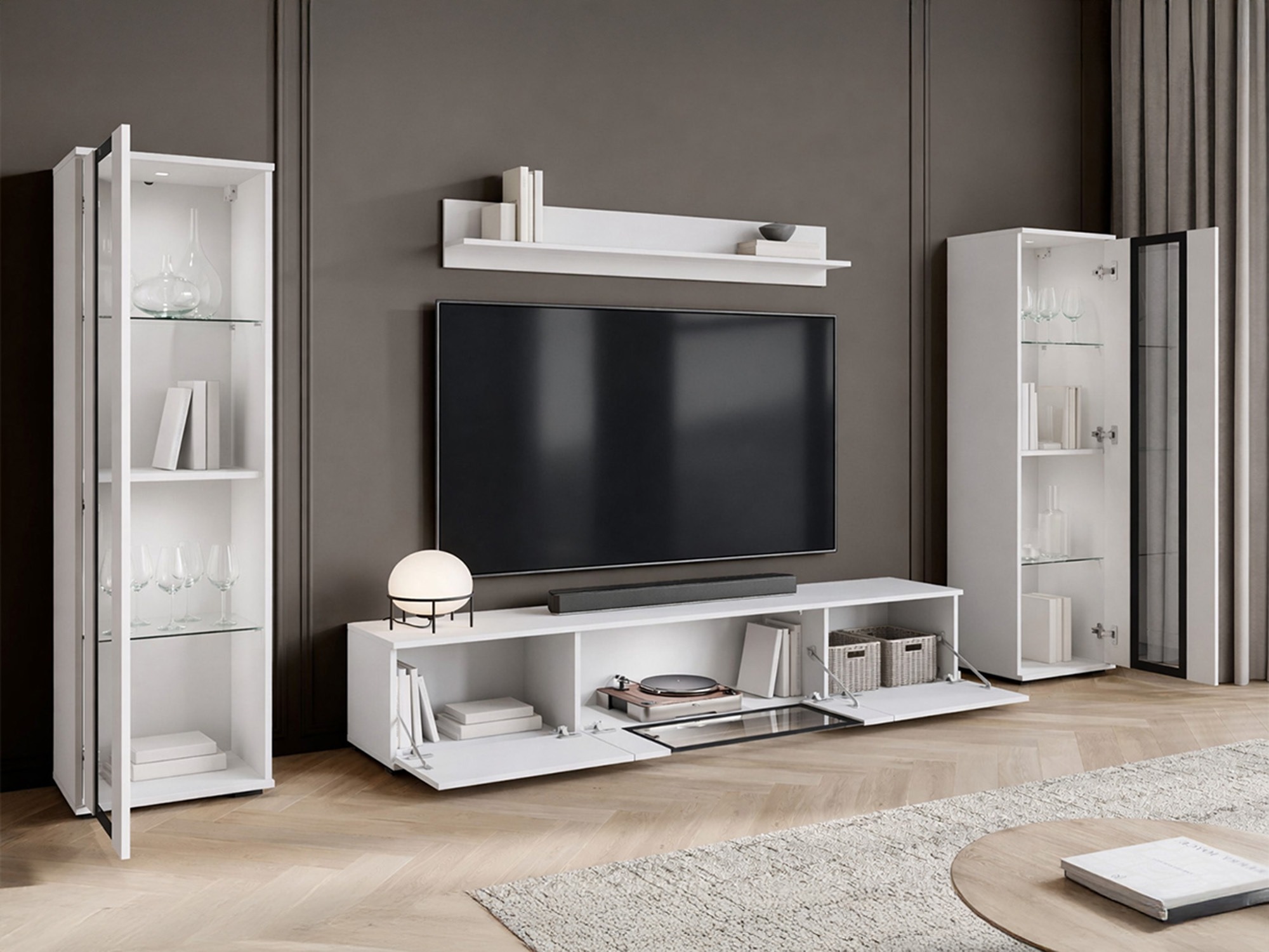 Set de living Torcame 103 (Negru)
