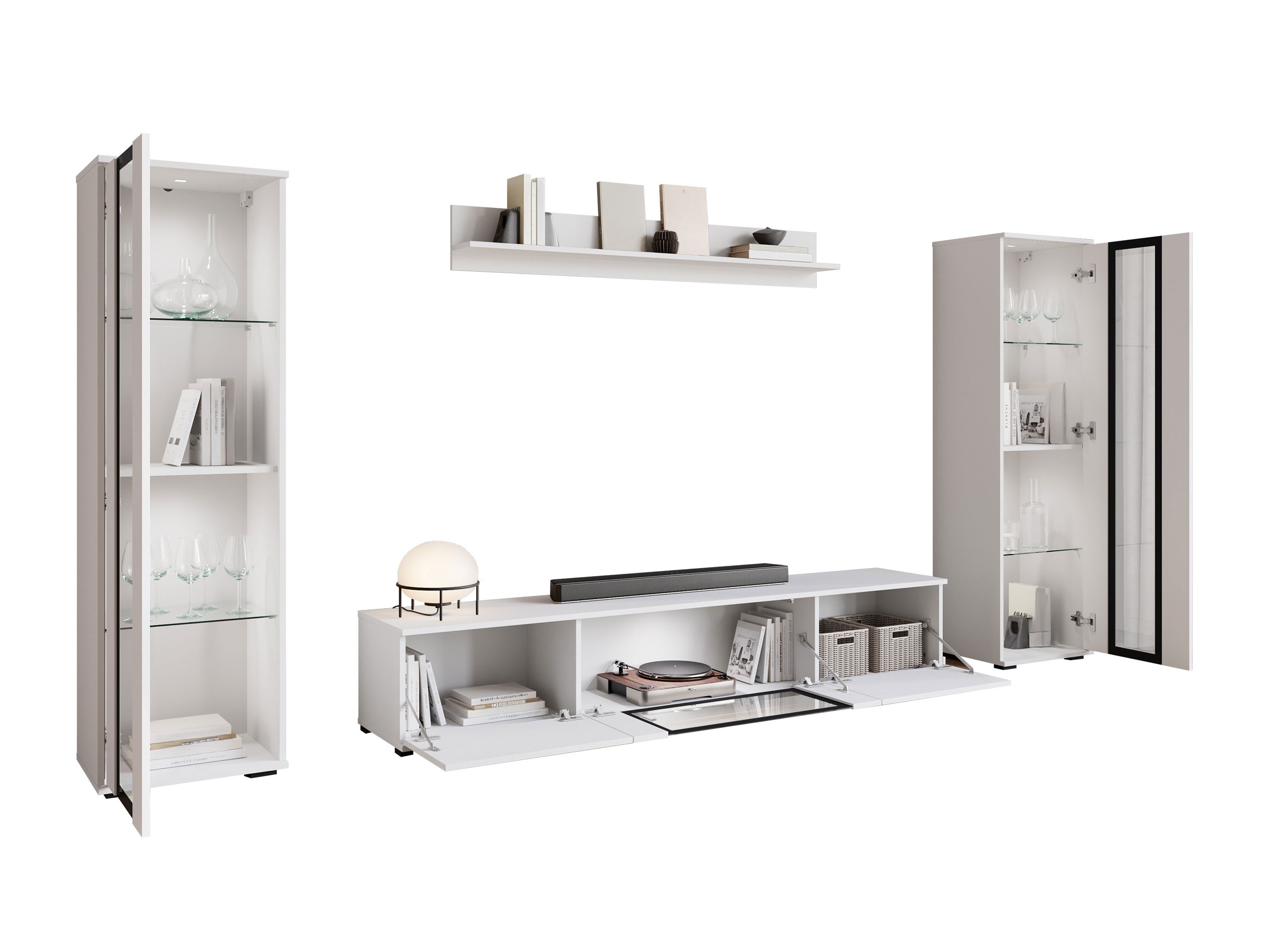 Set de living Torcame 103 (Negru)