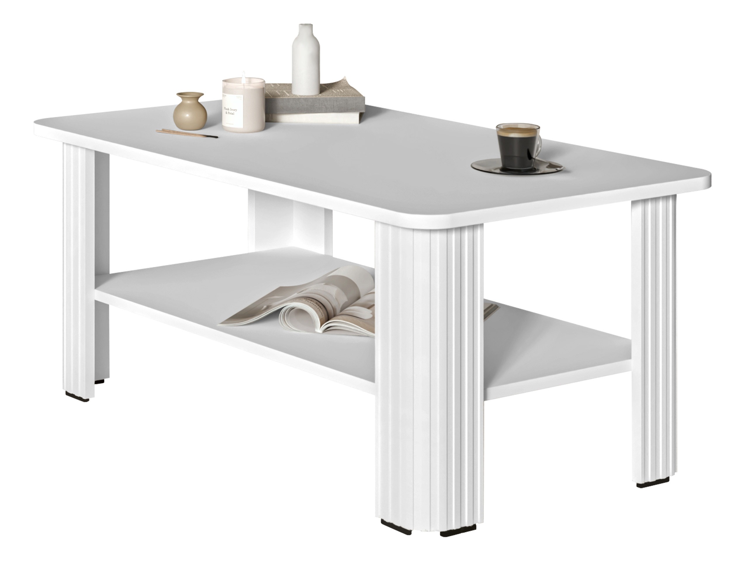 Măsuță de cafea Charlotte 213 (Alb)