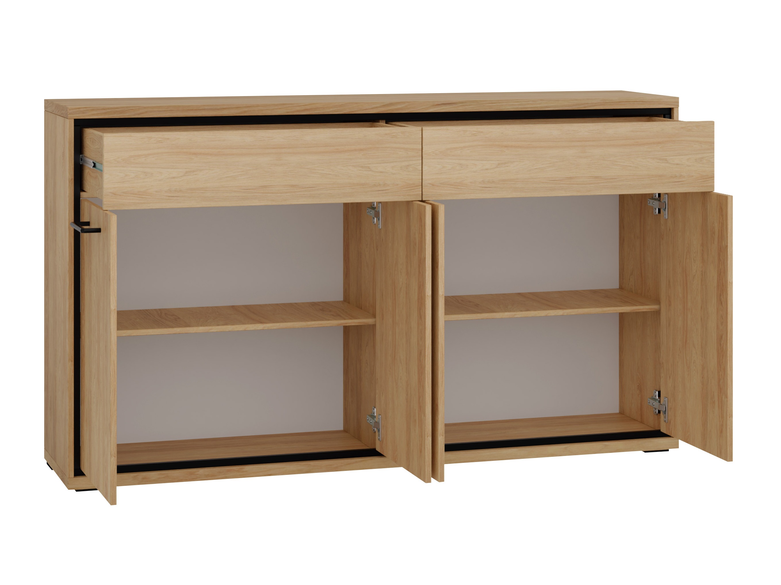 Set dormitor Etrmoni 122 (Maro deschis + Stejar)