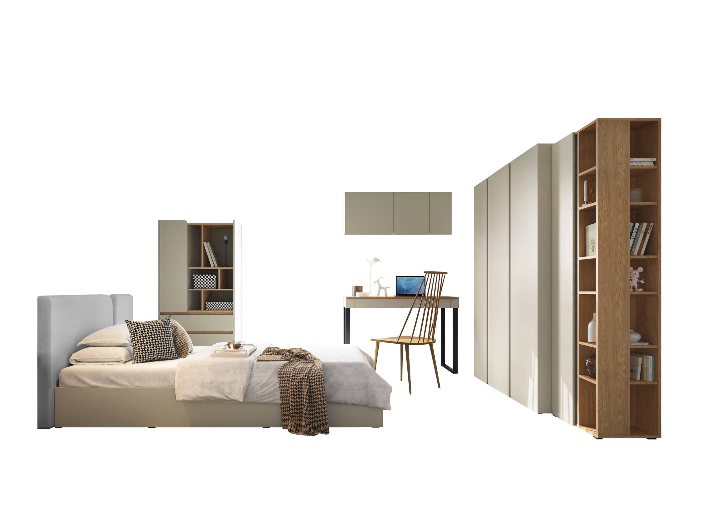 Set de mobilier Fiosono 114 (Eucalipt + Stejar)