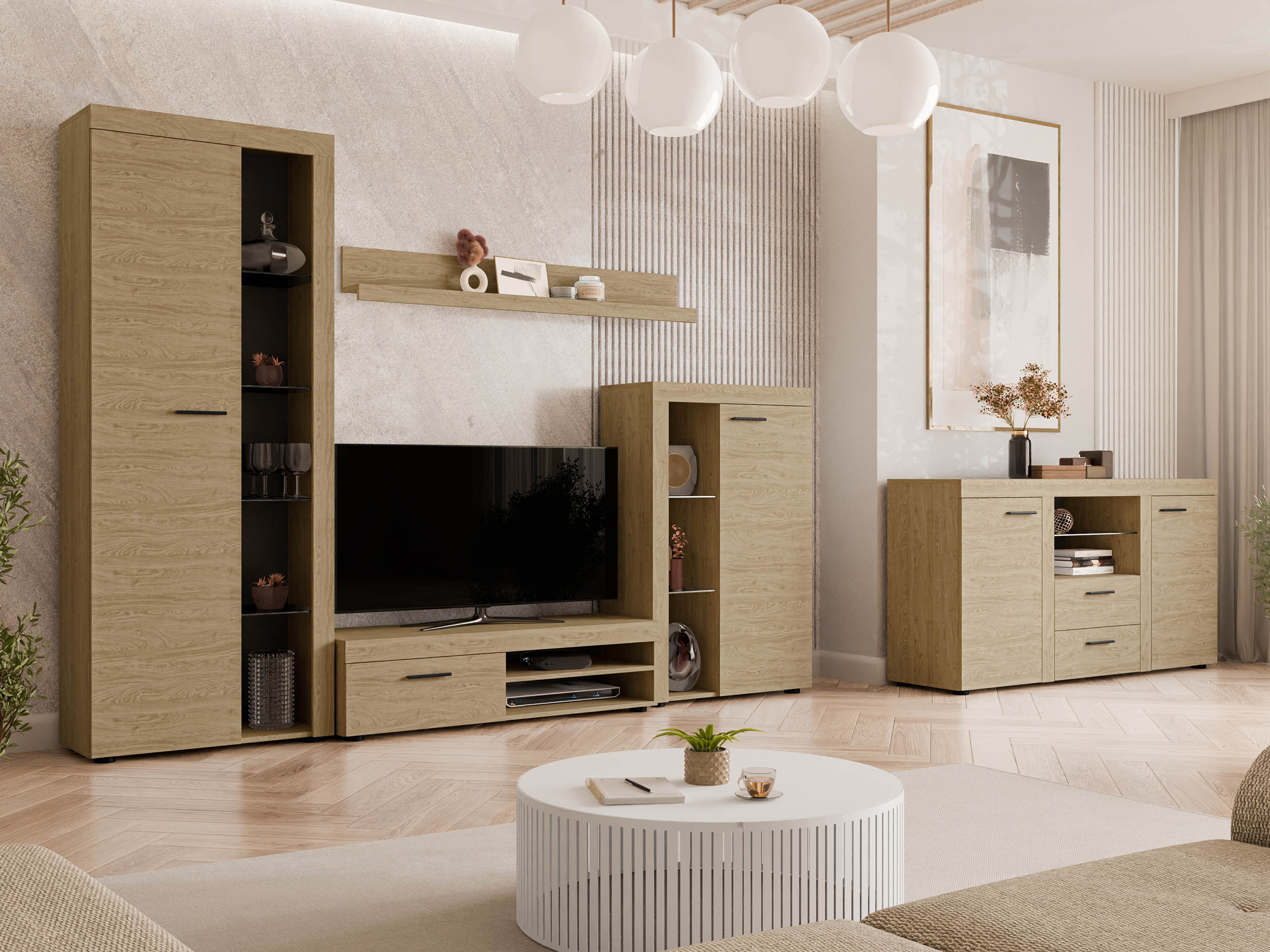 Set de living Univio I (Stejar)