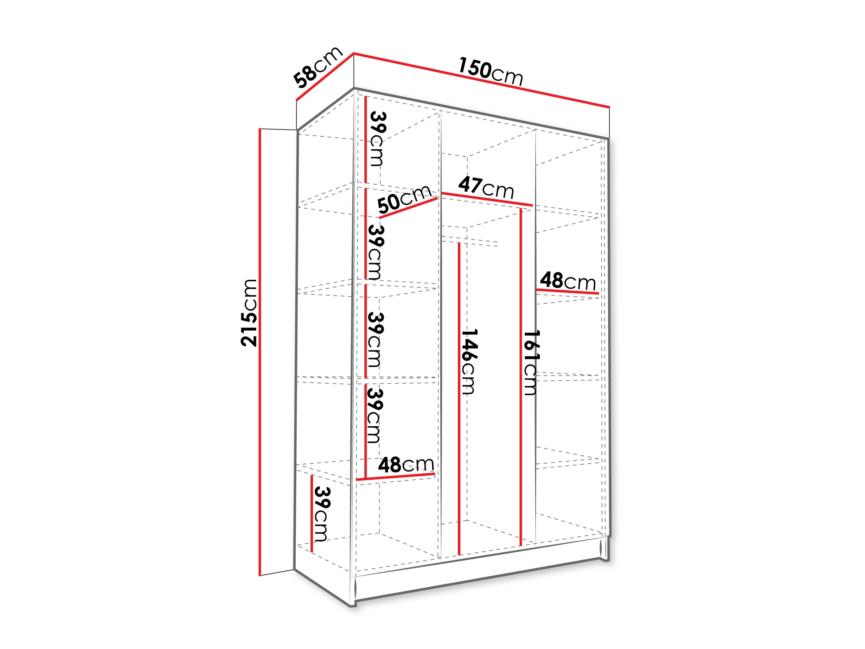 Dulap Closico Decoron I (Nuc)