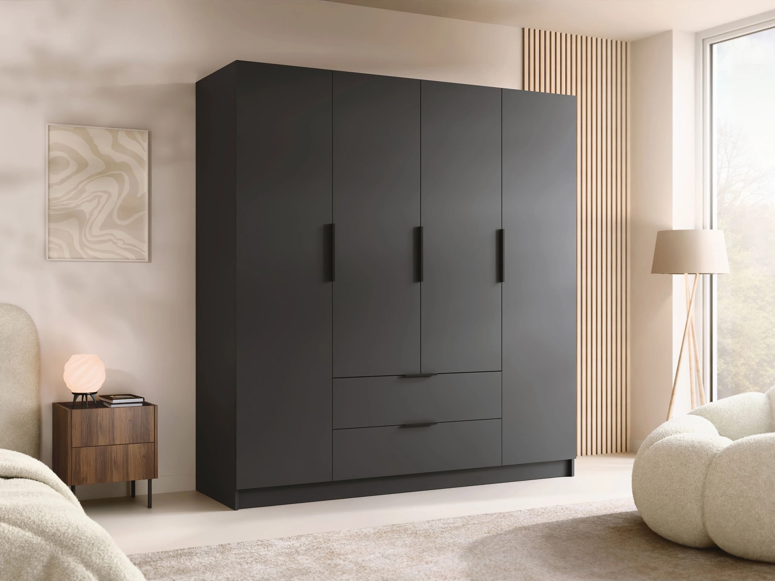 Dulap Closico Cadron I (Negru)
