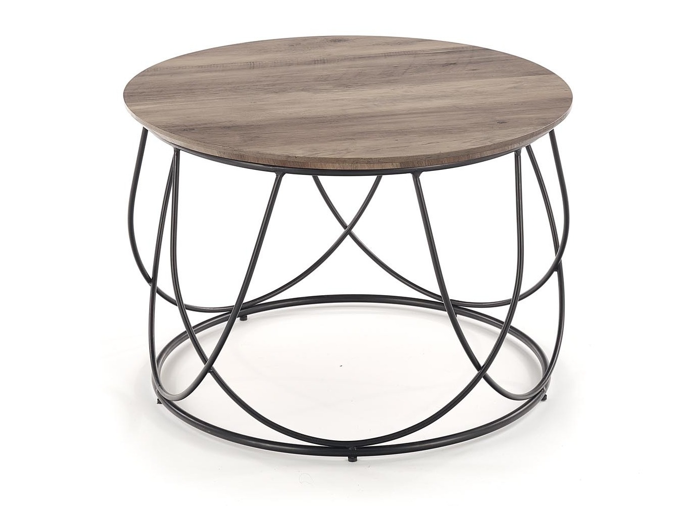 Măsuță de cafea Houston 689 (Nuca + Negru)