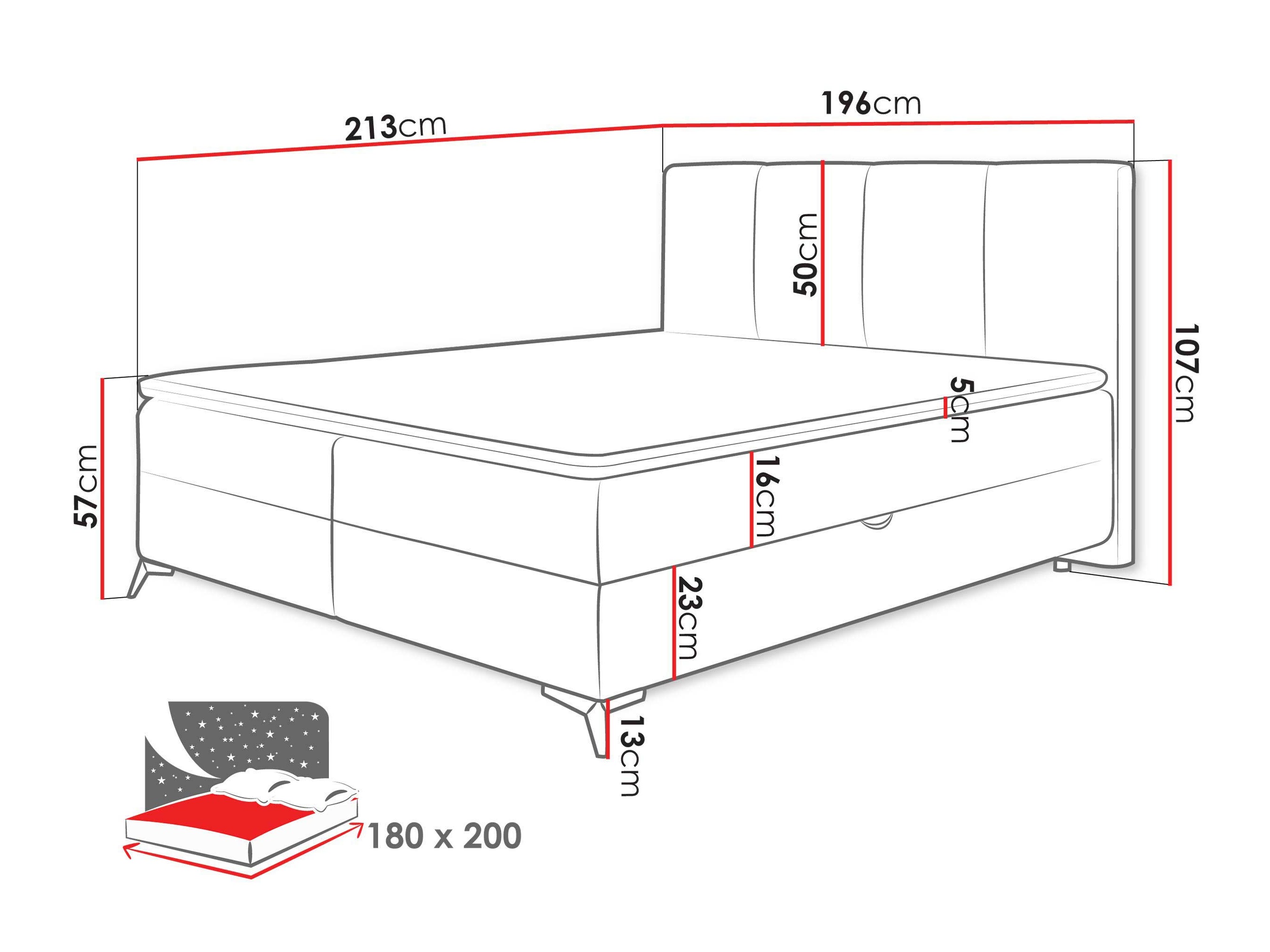 Pat boxspring Viter (Vibe 95)