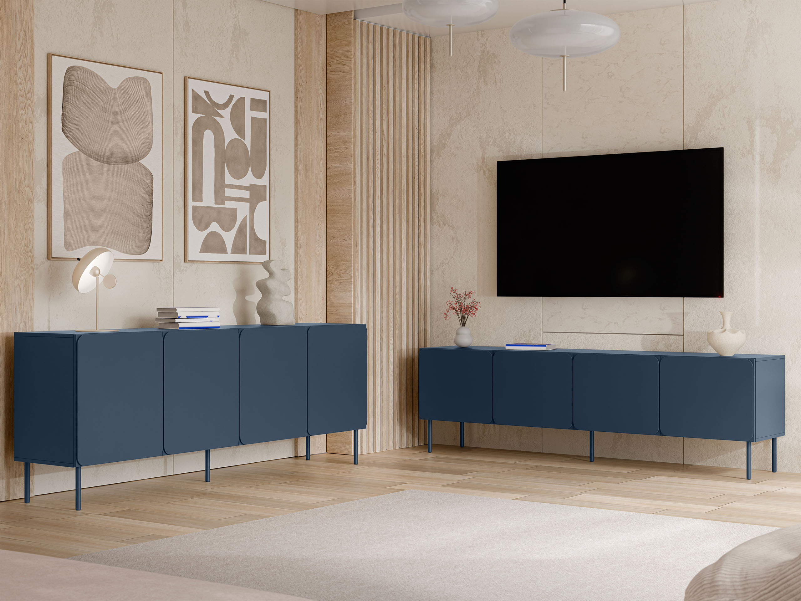 Set de living Fentore 103 (Indigo)