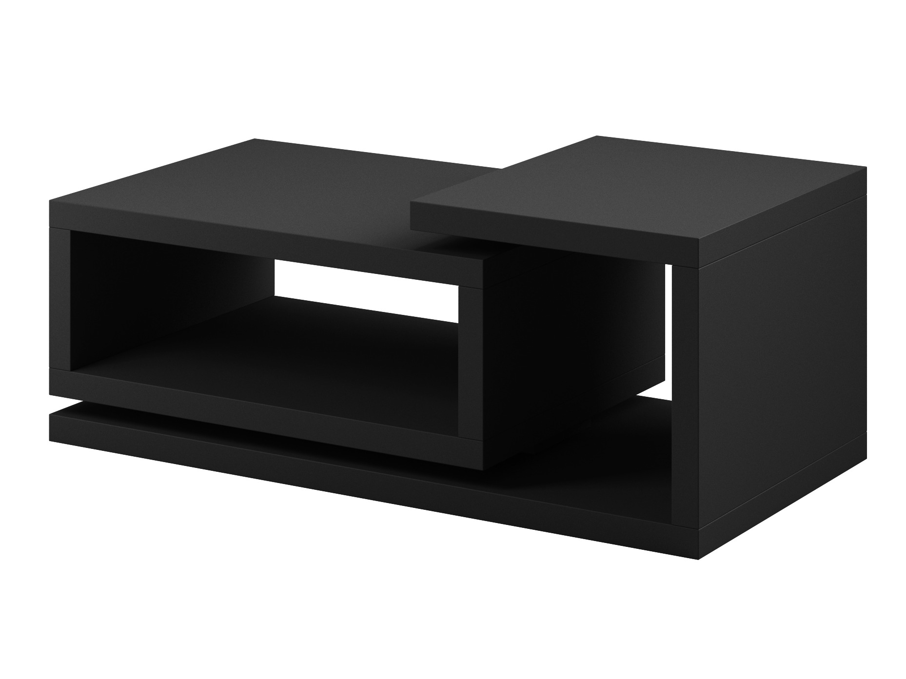 Măsuță de cafea Lutiva 104 (Negru mat)