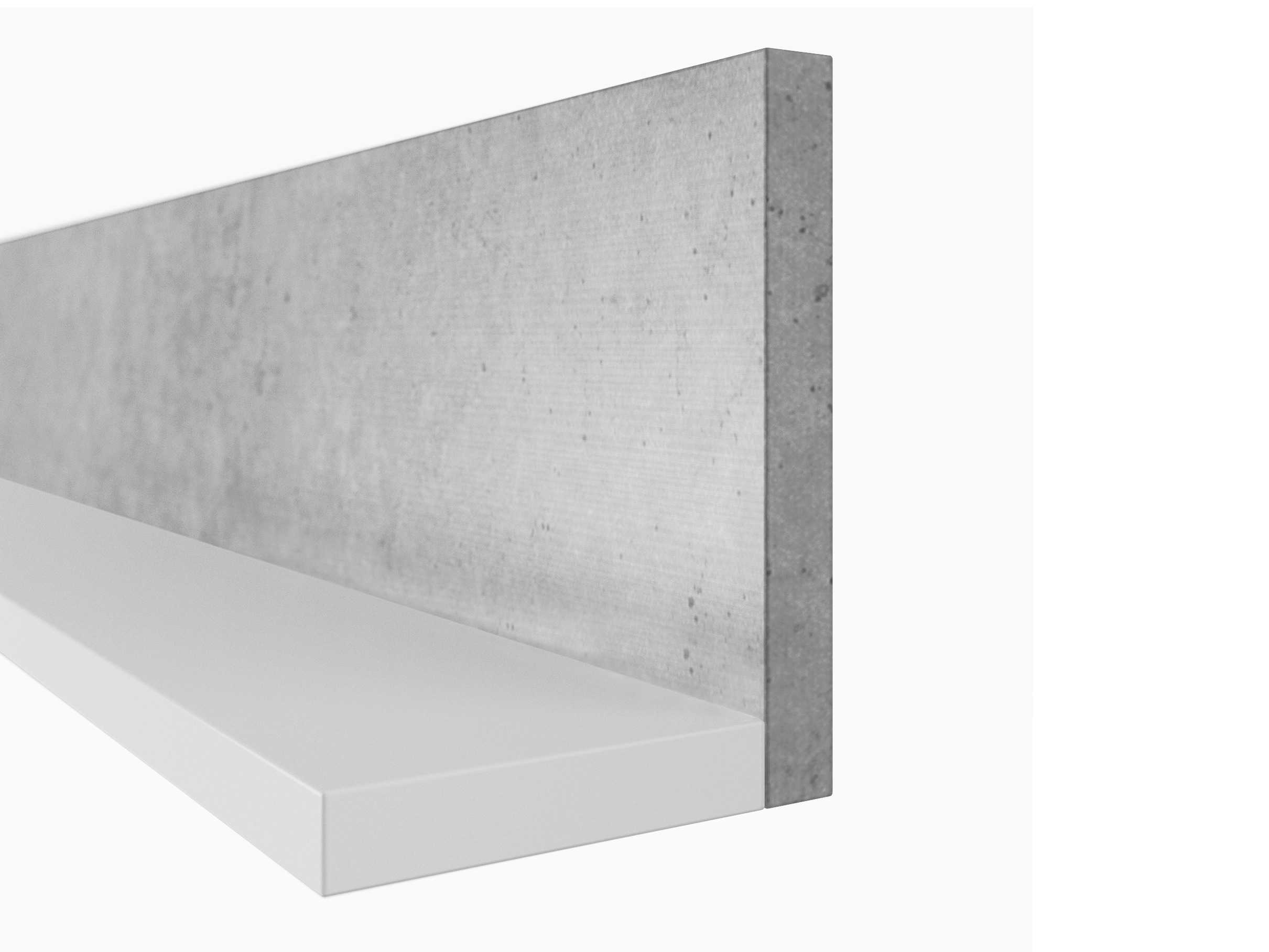 Raft de perete Lutiva 102 (Alb + Beton)