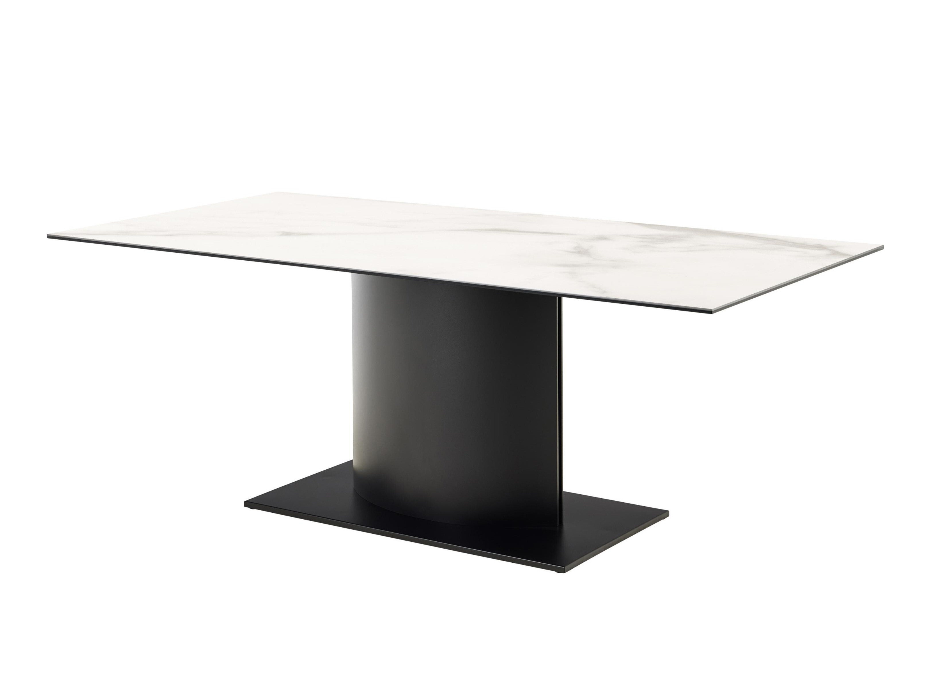 Masă Norsica 1030 (Alb + Negru)