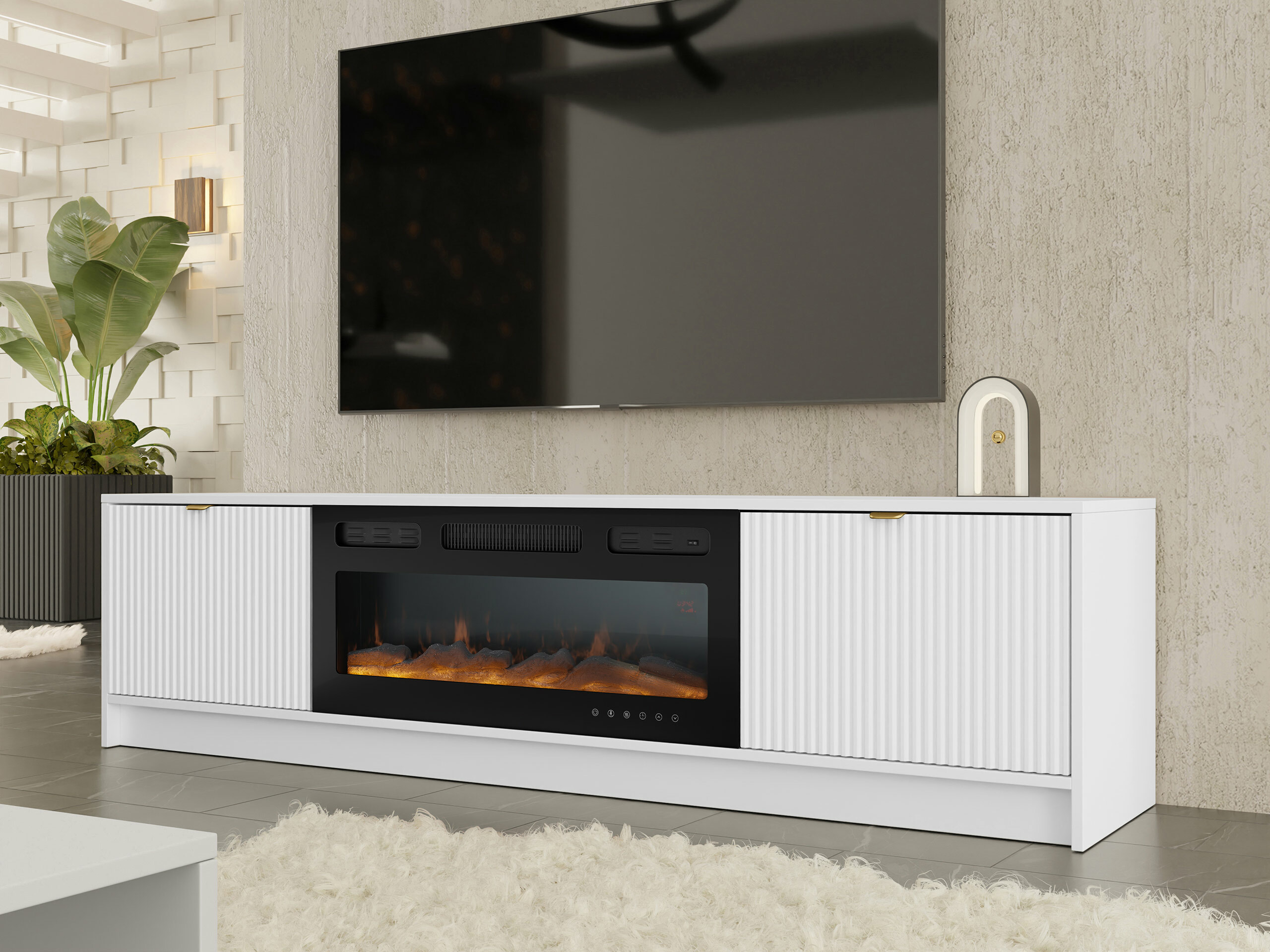 Comodă TV Comfivo Papilio II (Alb)