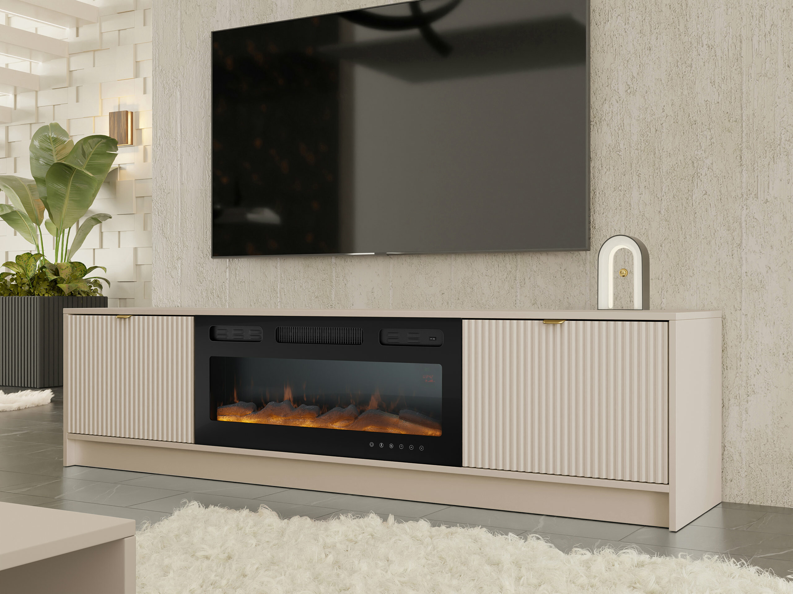 Comodă TV Comfivo Papilio II (Bej)