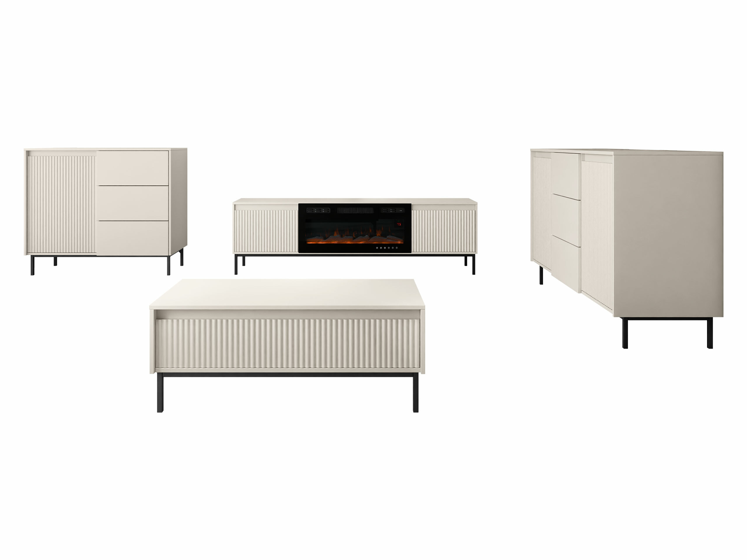 Set de living Comfivo Delruva III (Cașmir)