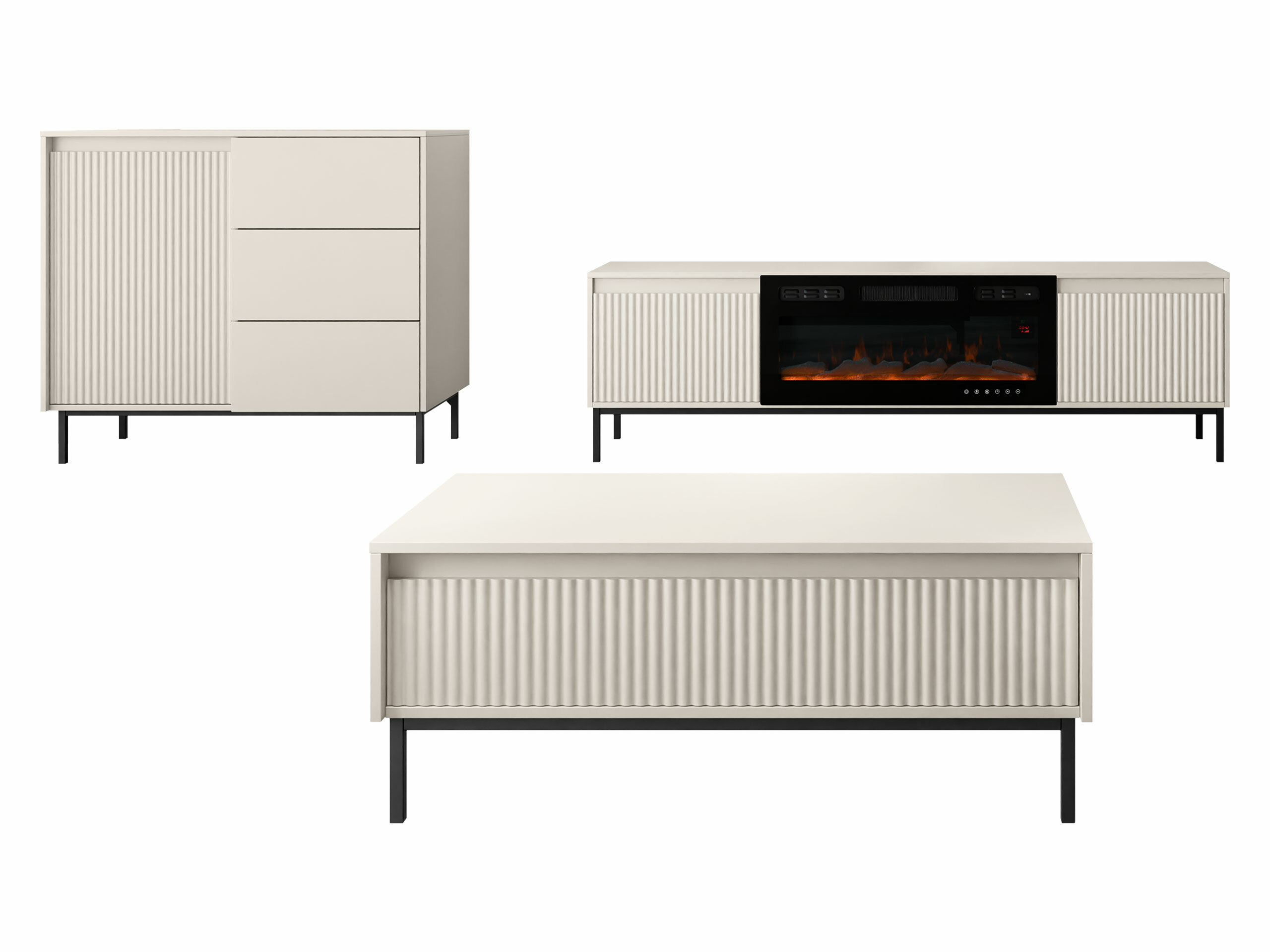 Set de living Comfivo Delruva IV (Cașmir)