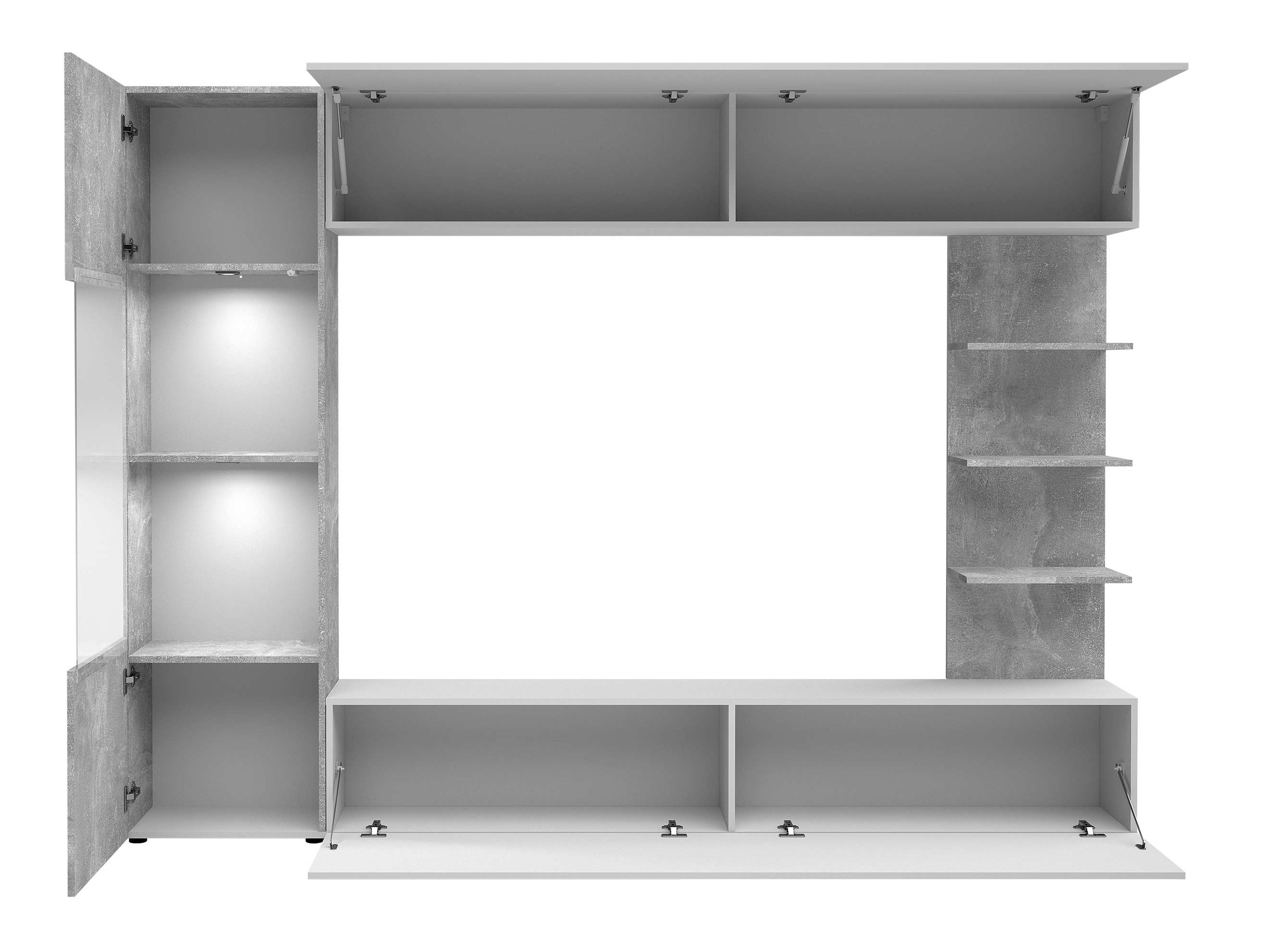 Set de living Comfivo Animus (Cașmir + Stejar)
