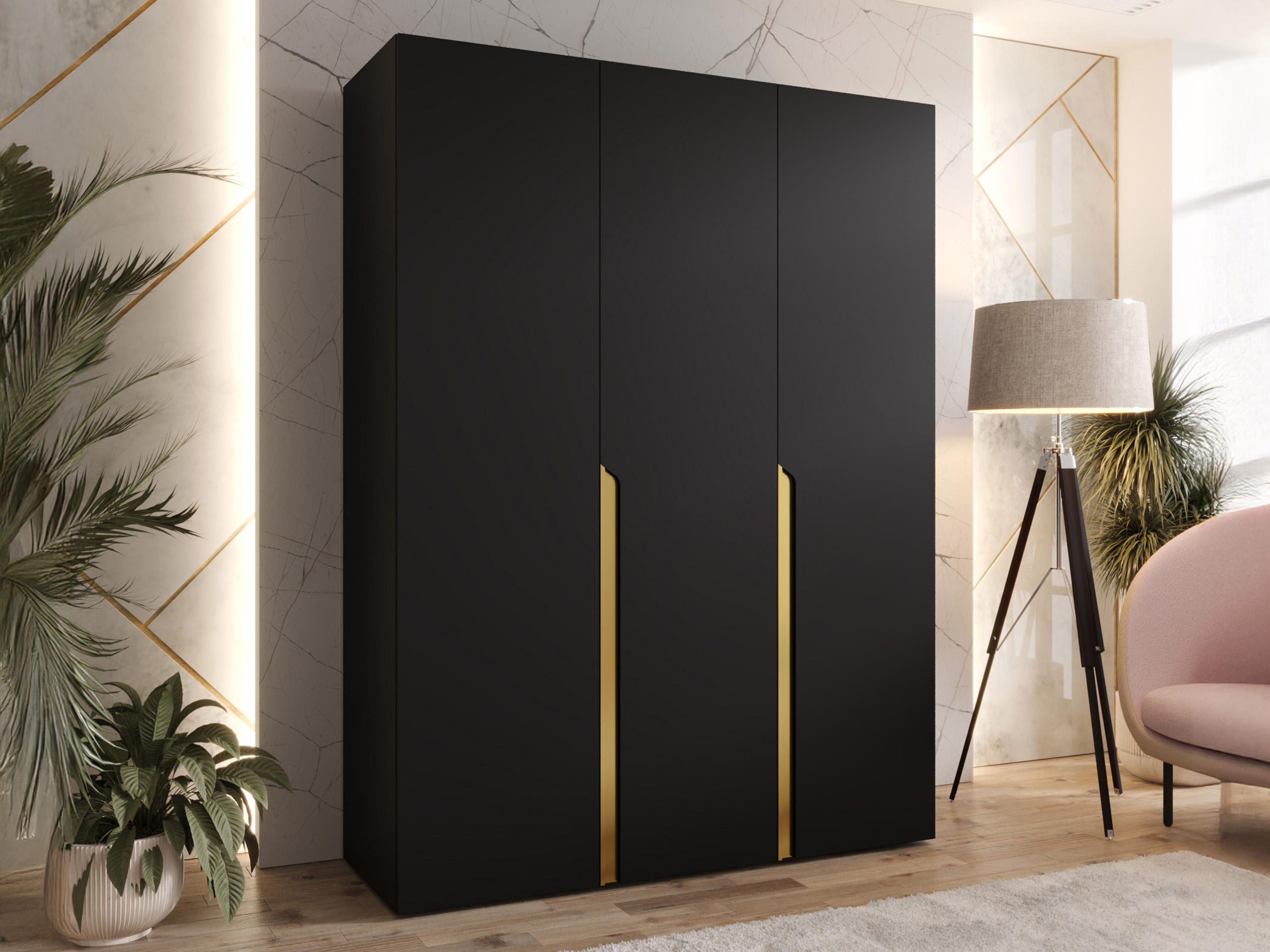 Dulap Hartford 580 (Negru)