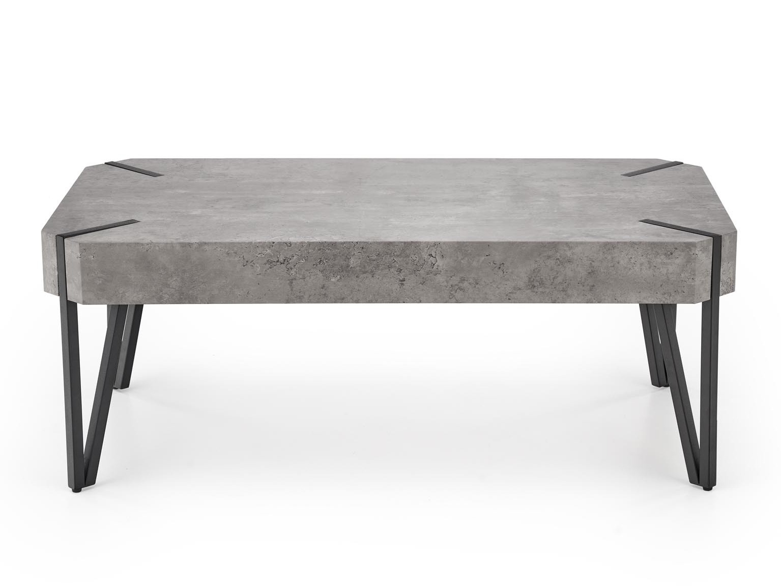 Măsuță de cafea Houston 303 (Beton + Negru)