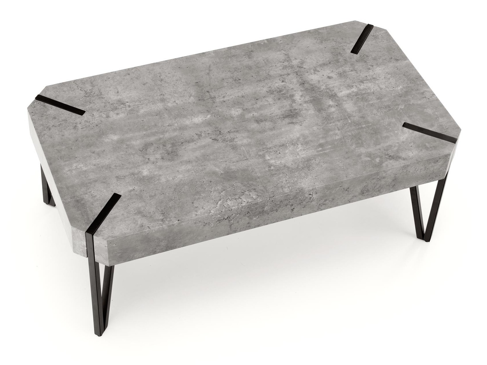 Măsuță de cafea Houston 303 (Beton + Negru)