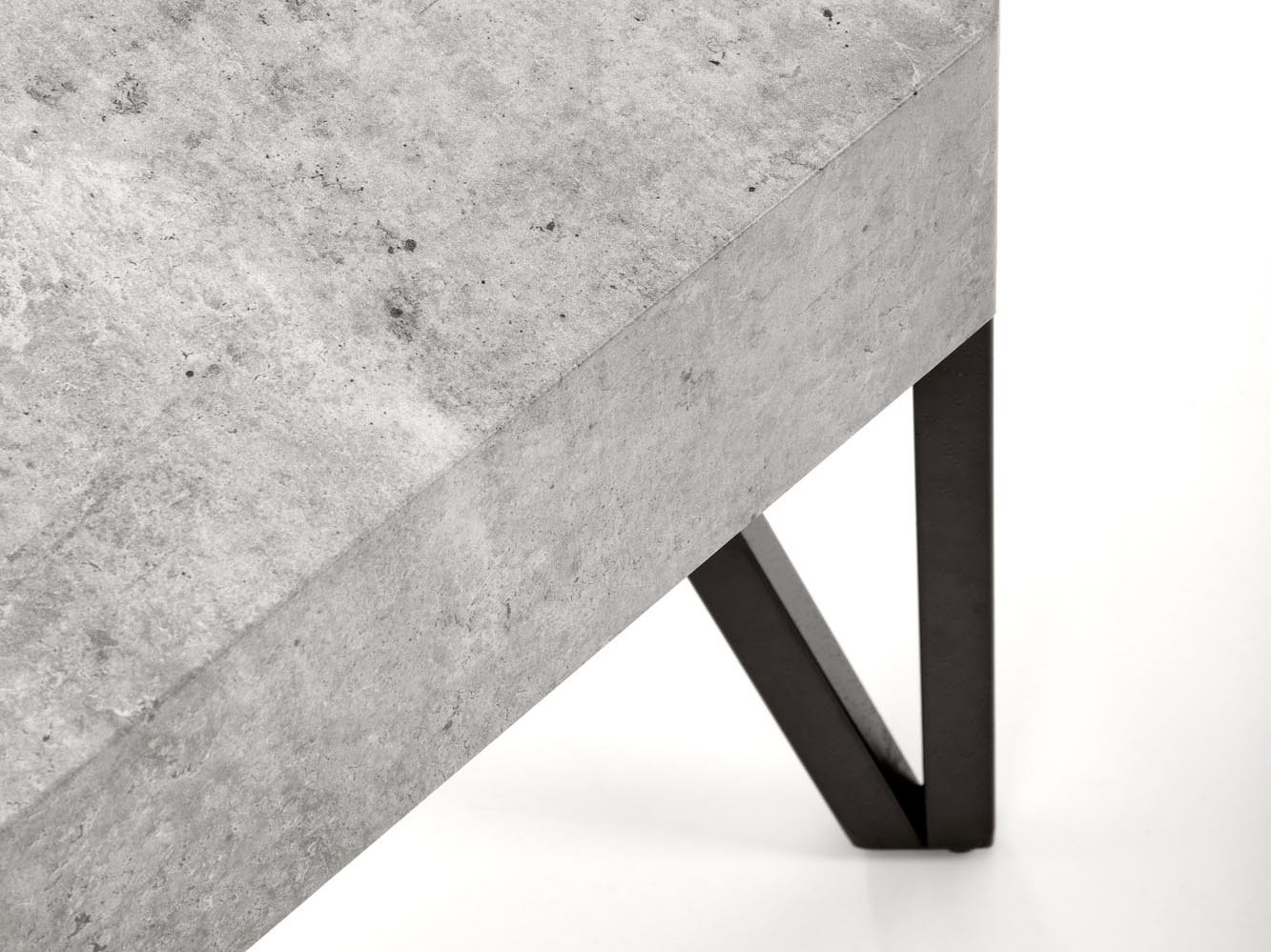 Măsuță de cafea Houston 303 (Beton + Negru)