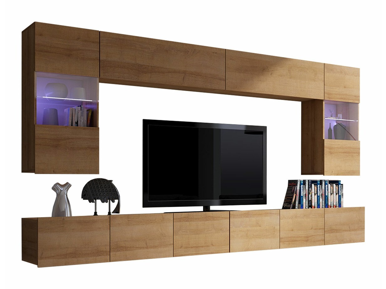 Set de living Remus I (Stejar auriu)