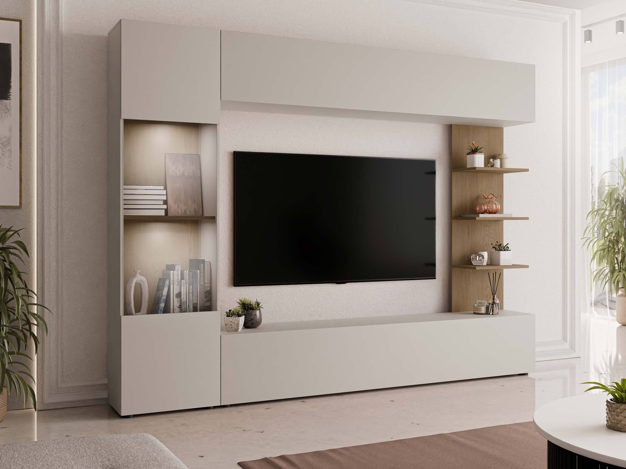 Set de living Comfivo Animus (Cașmir + Stejar)