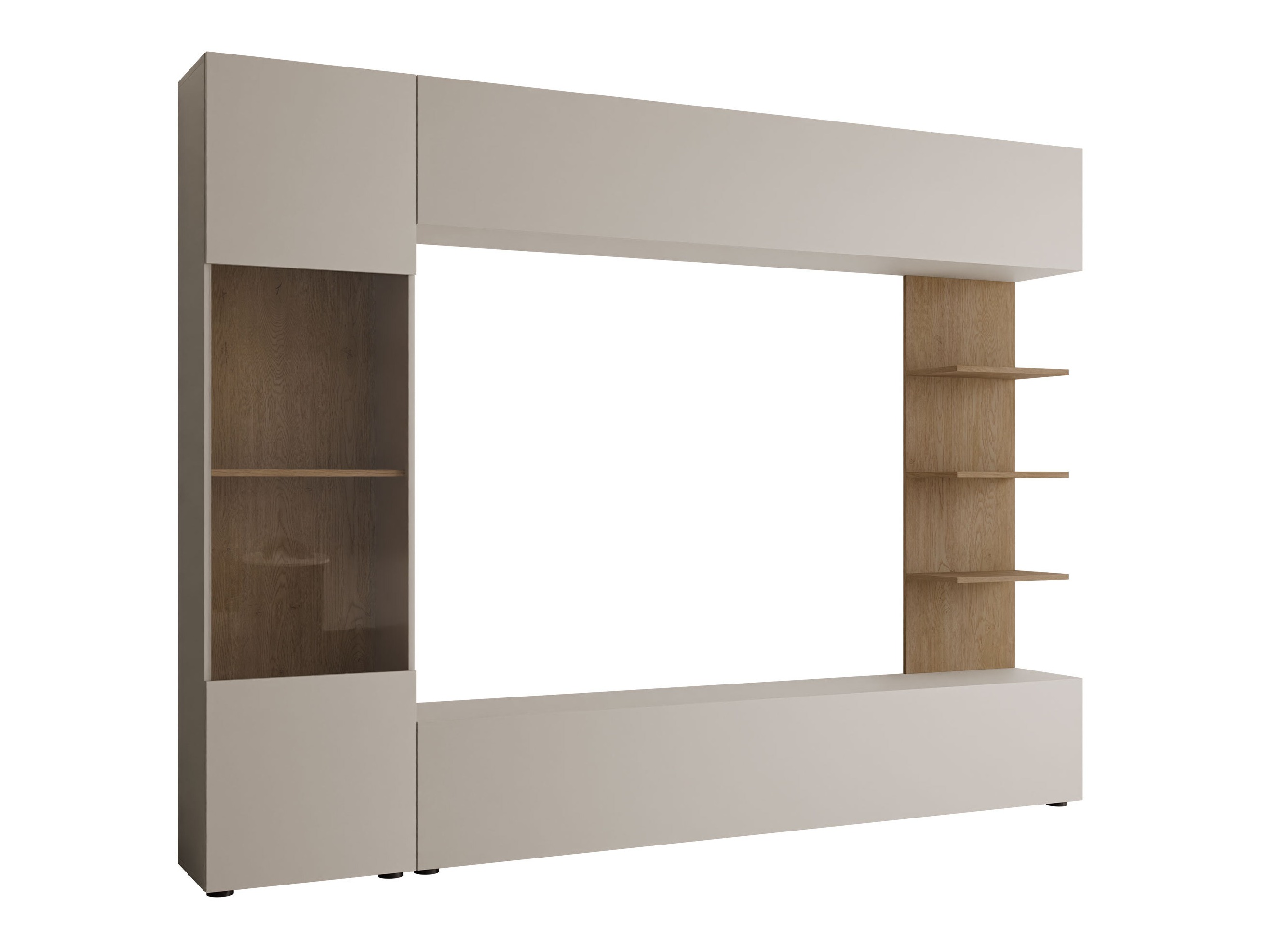Set de living Comfivo Animus (Cașmir + Stejar)