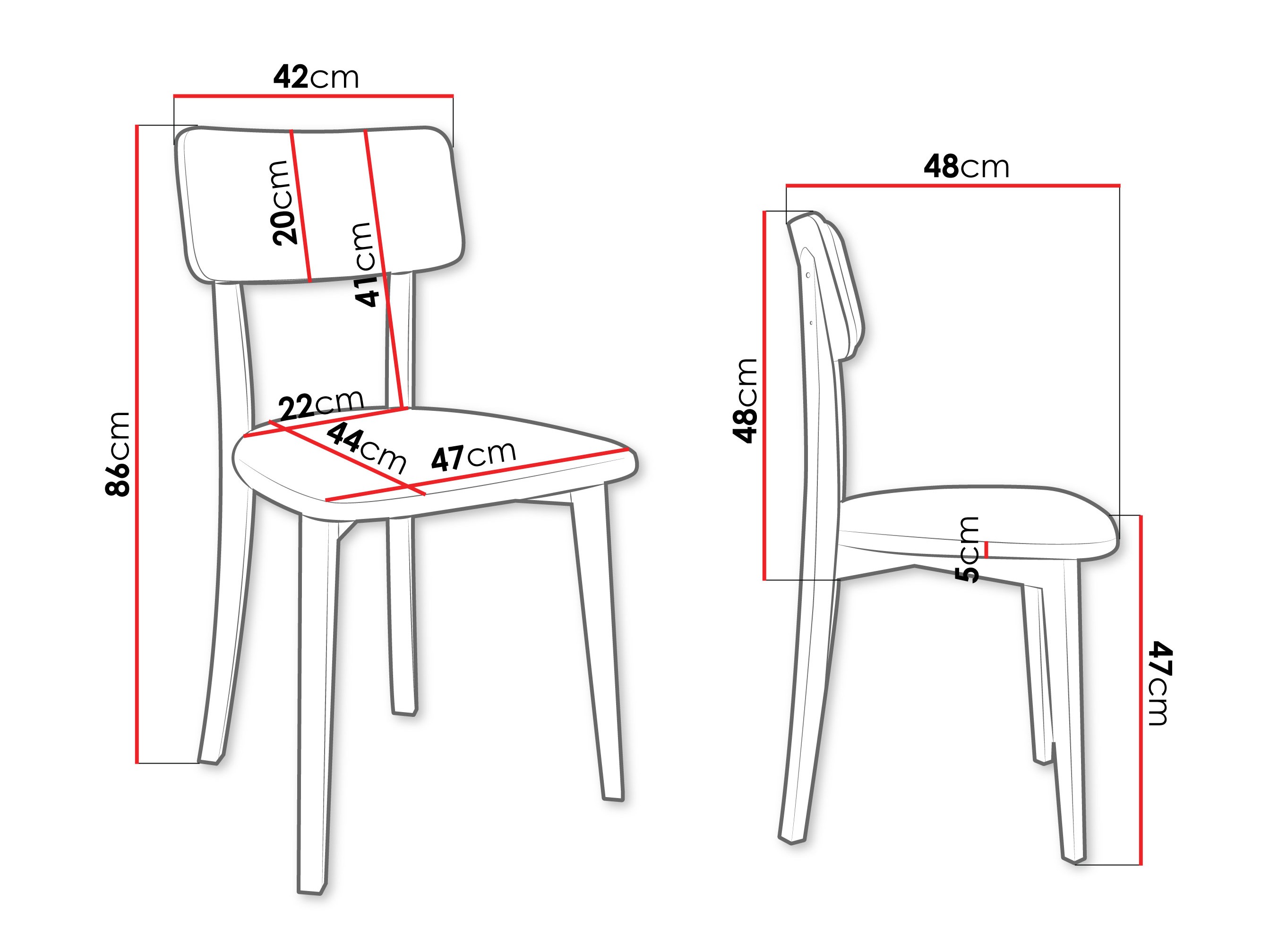 Scaun Victorville 380 (Negru)