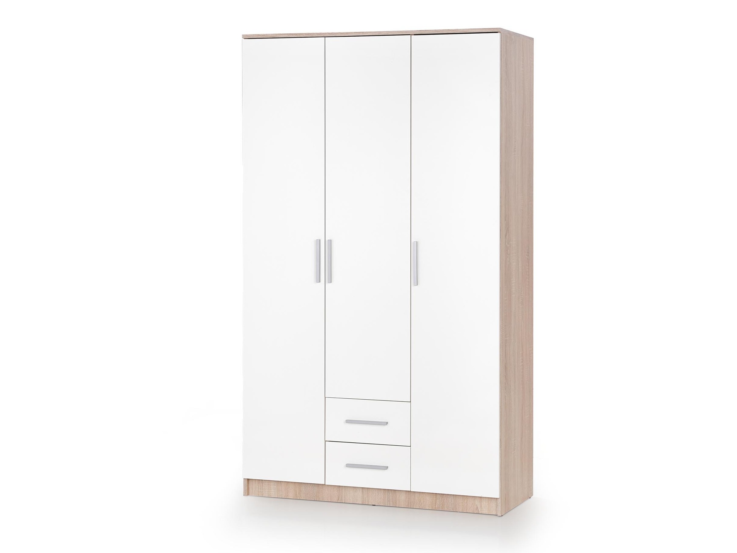 Dulap Cirveso 113 (Stejar Sonoma + Alb lucios)