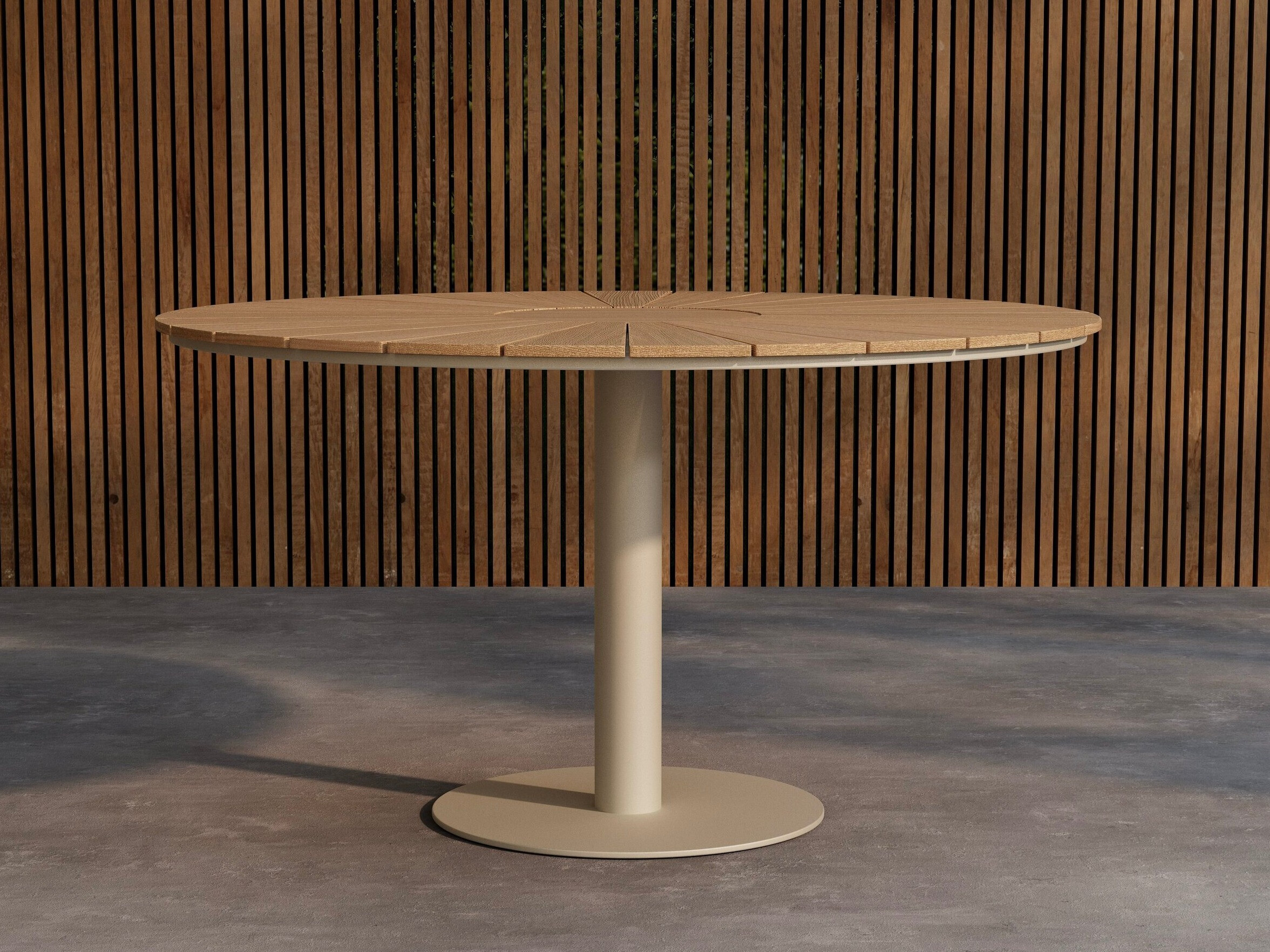 Masă de exterior Dallas 5166 (Bej + Teak)