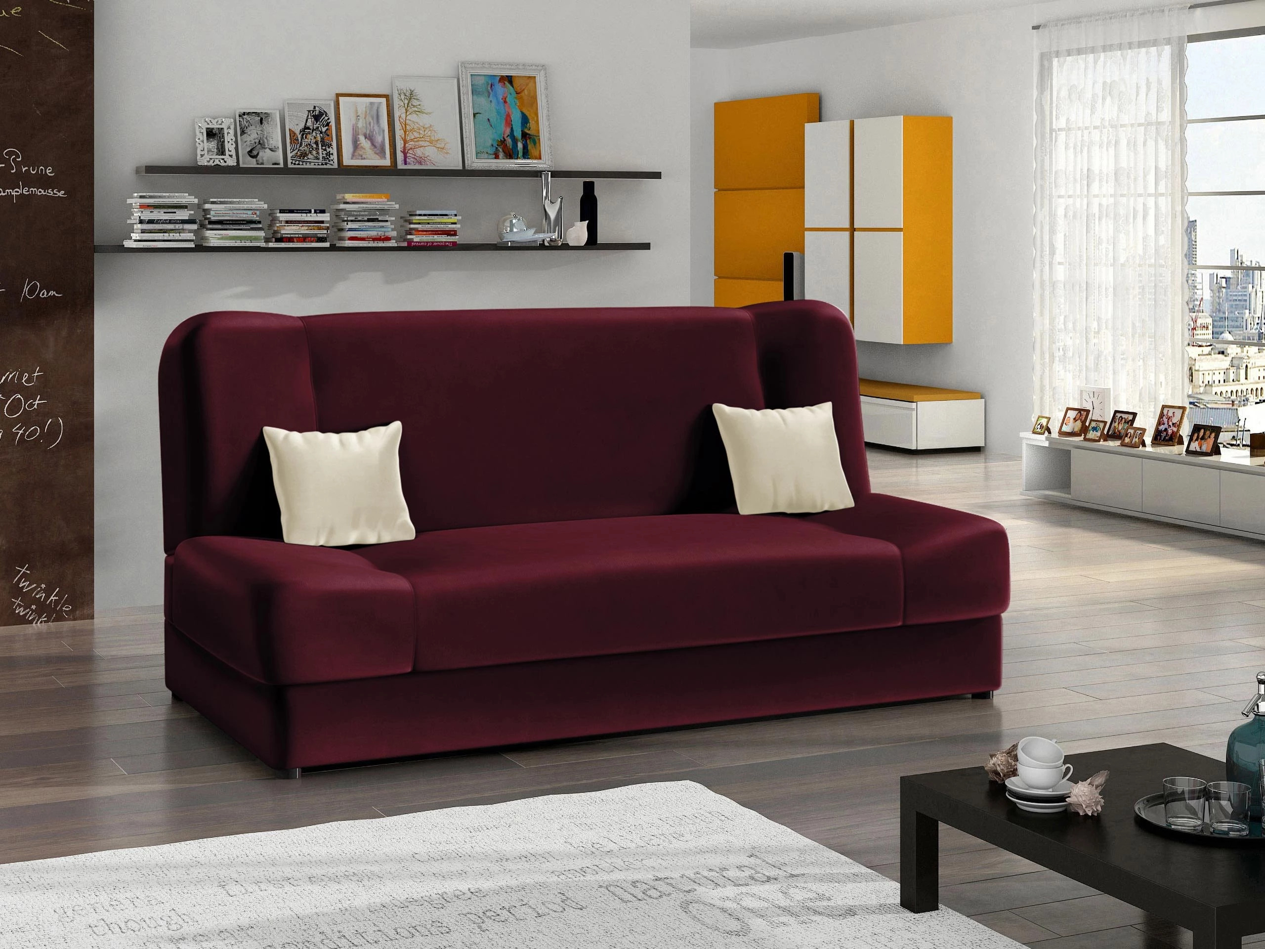 Canapea extensibilă Comfivo Cera (Magic Velvet 2202 + Magic Velvet 2250)
