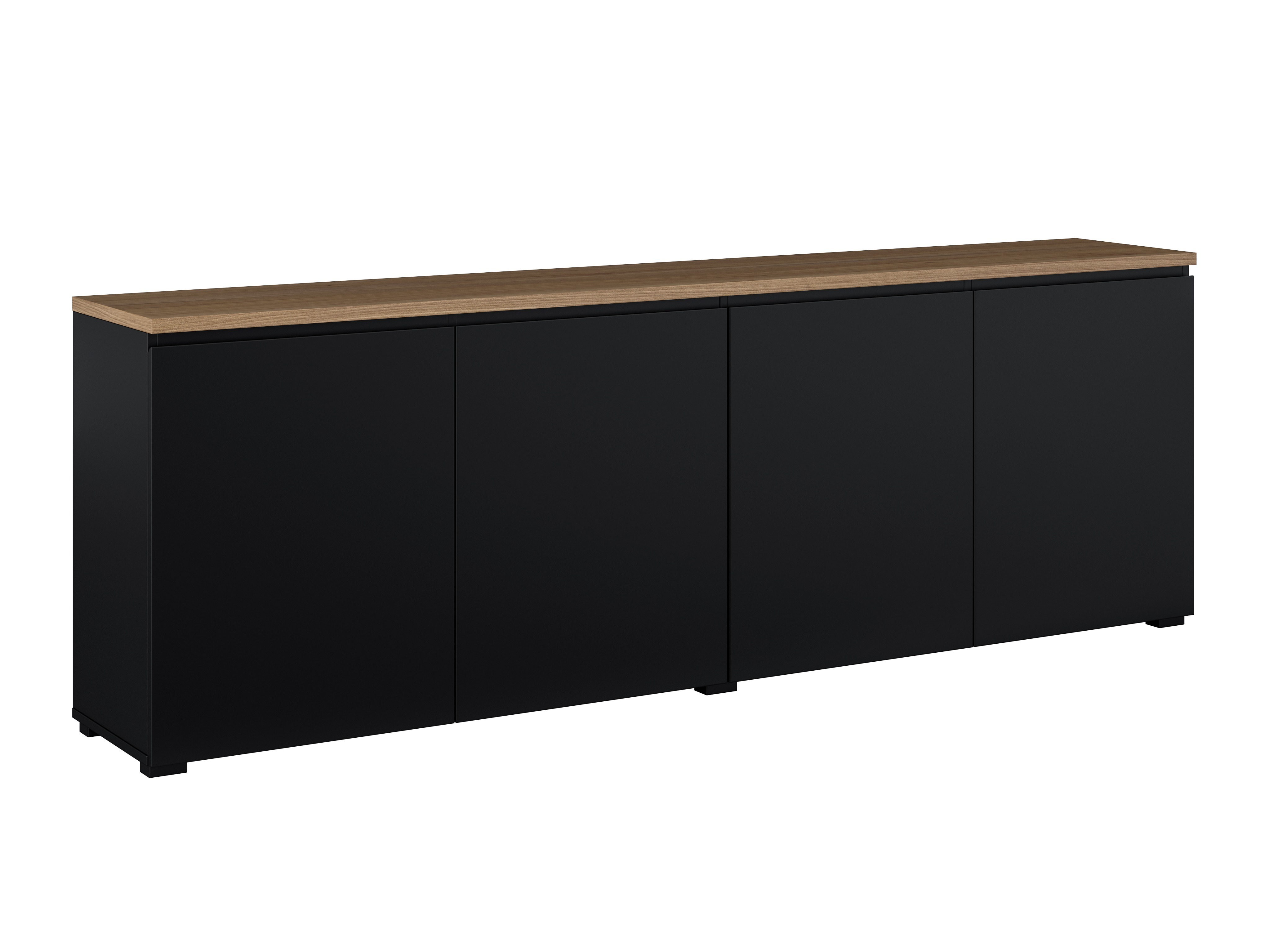 Bufet Baletu 105 (Negru + Stejar)