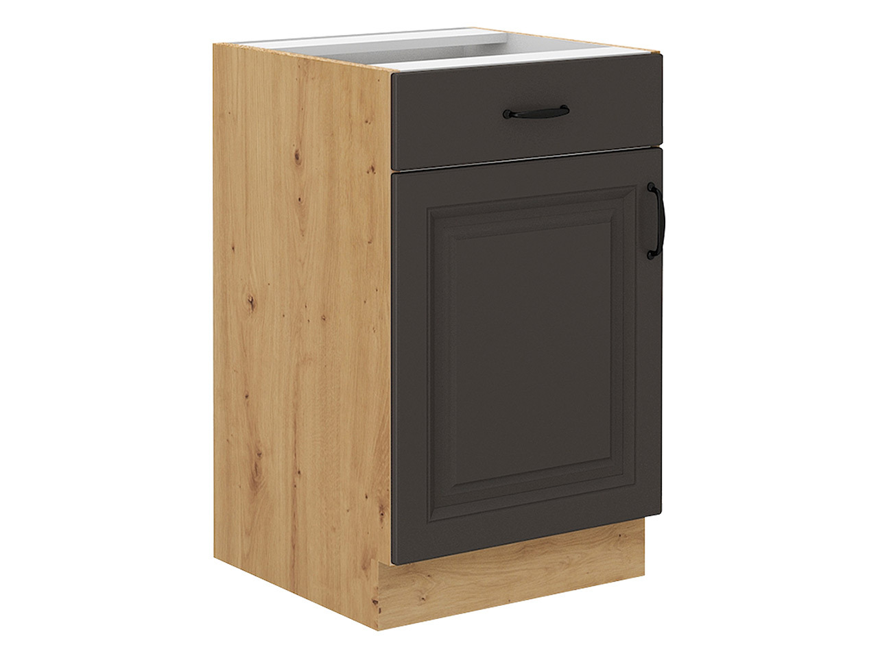 Dulap modular cu sertar și uși Retro Grey 105