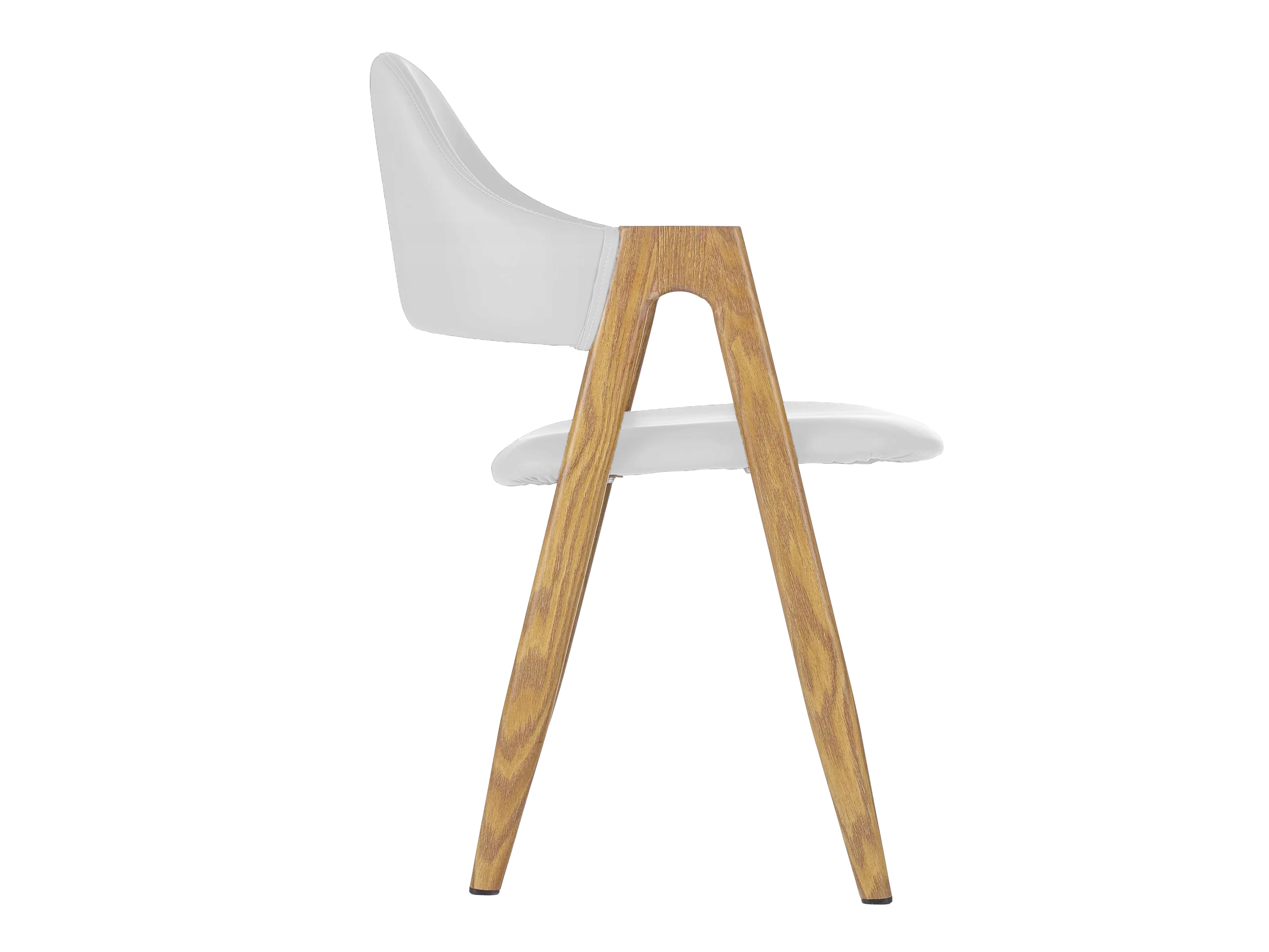 Scaun Houston 561 (Alb + stejar)