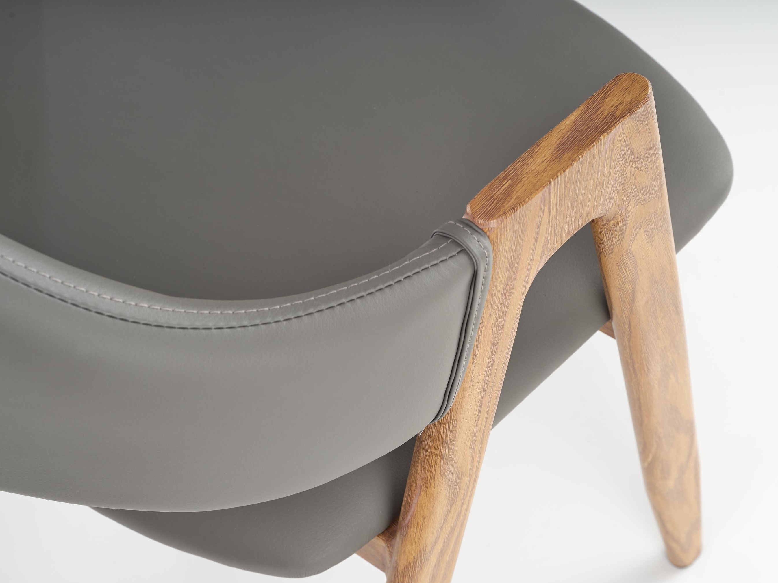 Scaun Houston 561 (Gri + stejar)