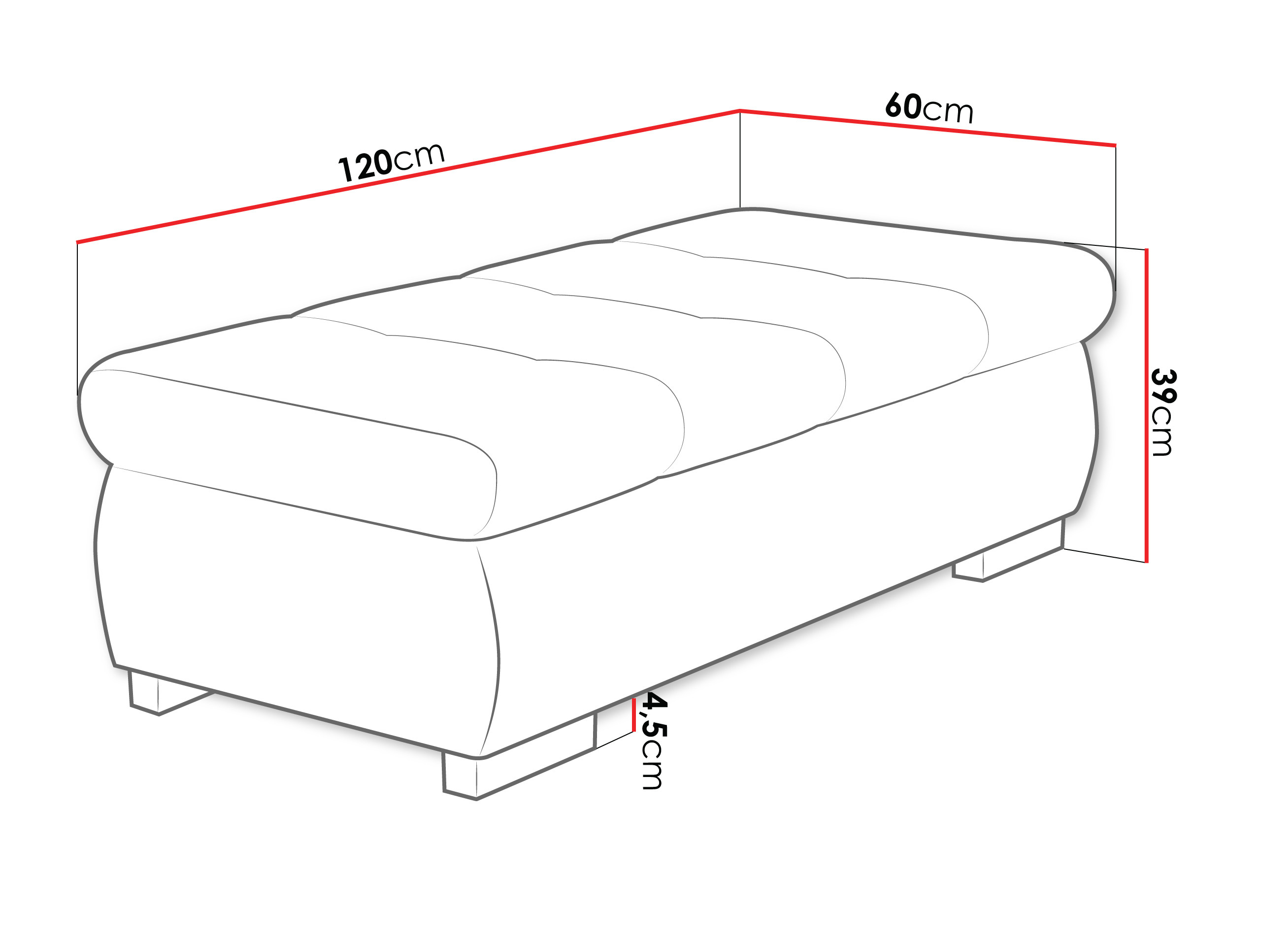 Bancă tapițată Comfivo Nitor I (Uttario Velvet 2955)