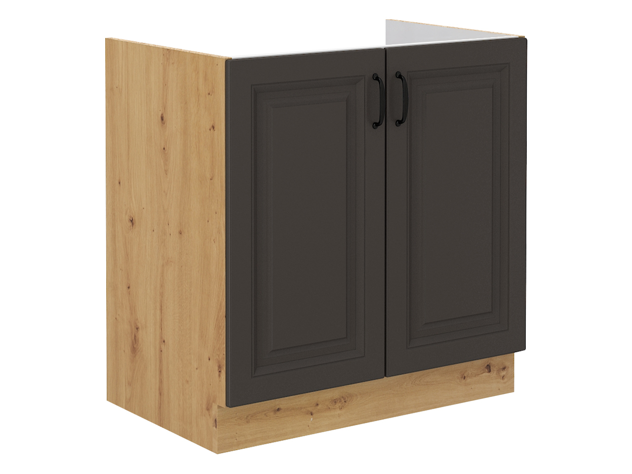 Dulap modular cu uși pentru chiuvetă Retro Grey 121