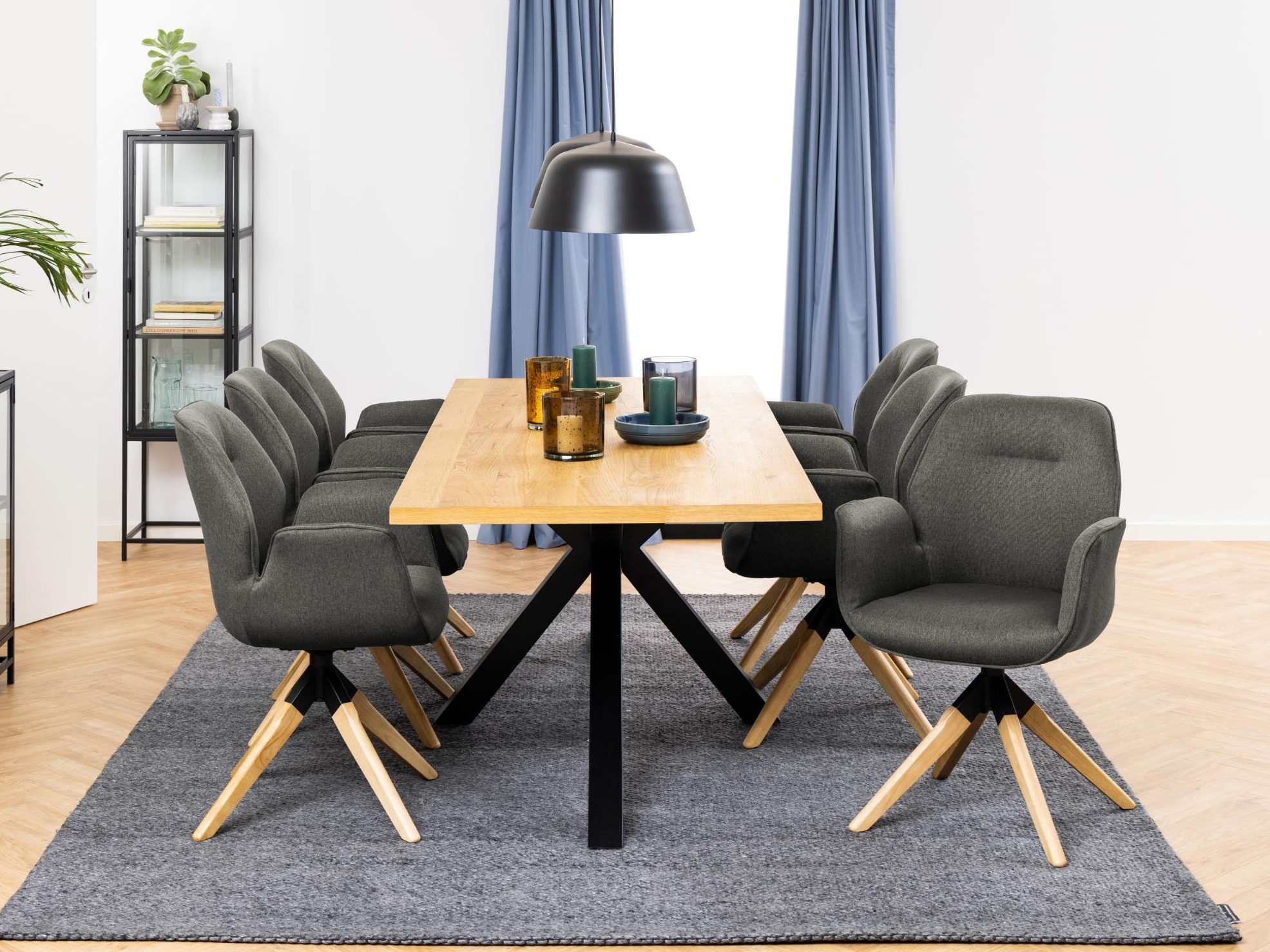 Scaun Norsica 391 (Gri inchis + Maro deschis)